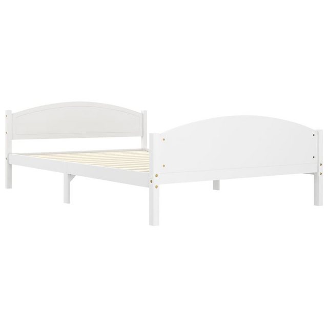 vidaXL Bettgestell Massivholzbett Weiß Kiefer 160x200 cm Doppelbett Bett Be günstig online kaufen