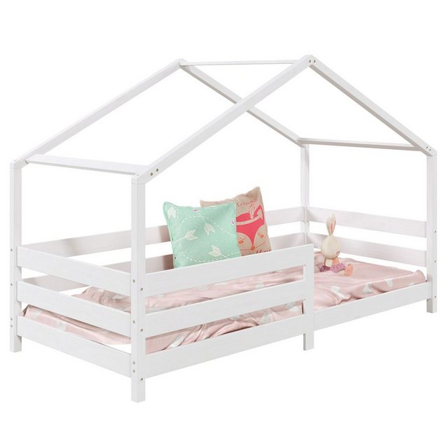 IDIMEX Kinderbett RENA, Hausbett Montessori Bett 90 x 200 Kinderbett Rausfa günstig online kaufen