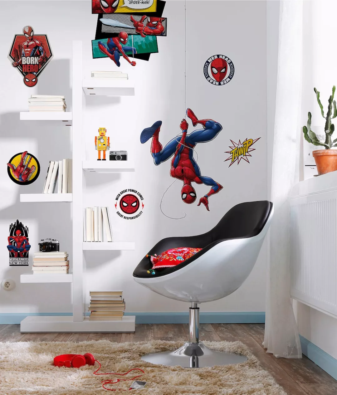 Komar Wandtattoo Spider-Man Web Head Spiderman Spider-Man Web Head B/L: ca. günstig online kaufen