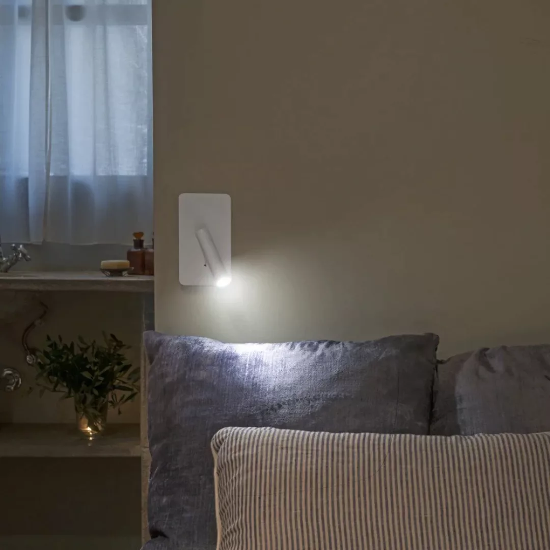 LED Wandleuchte Suau aus Aluminium in Weiß günstig online kaufen