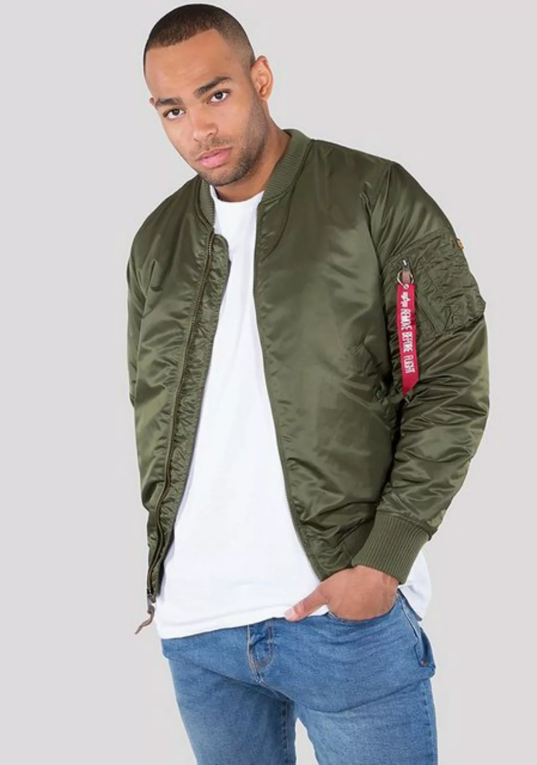 Alpha Industries Bomberjacke "MA-1 VF59 LONG", ohne Kapuze, gefüttert günstig online kaufen