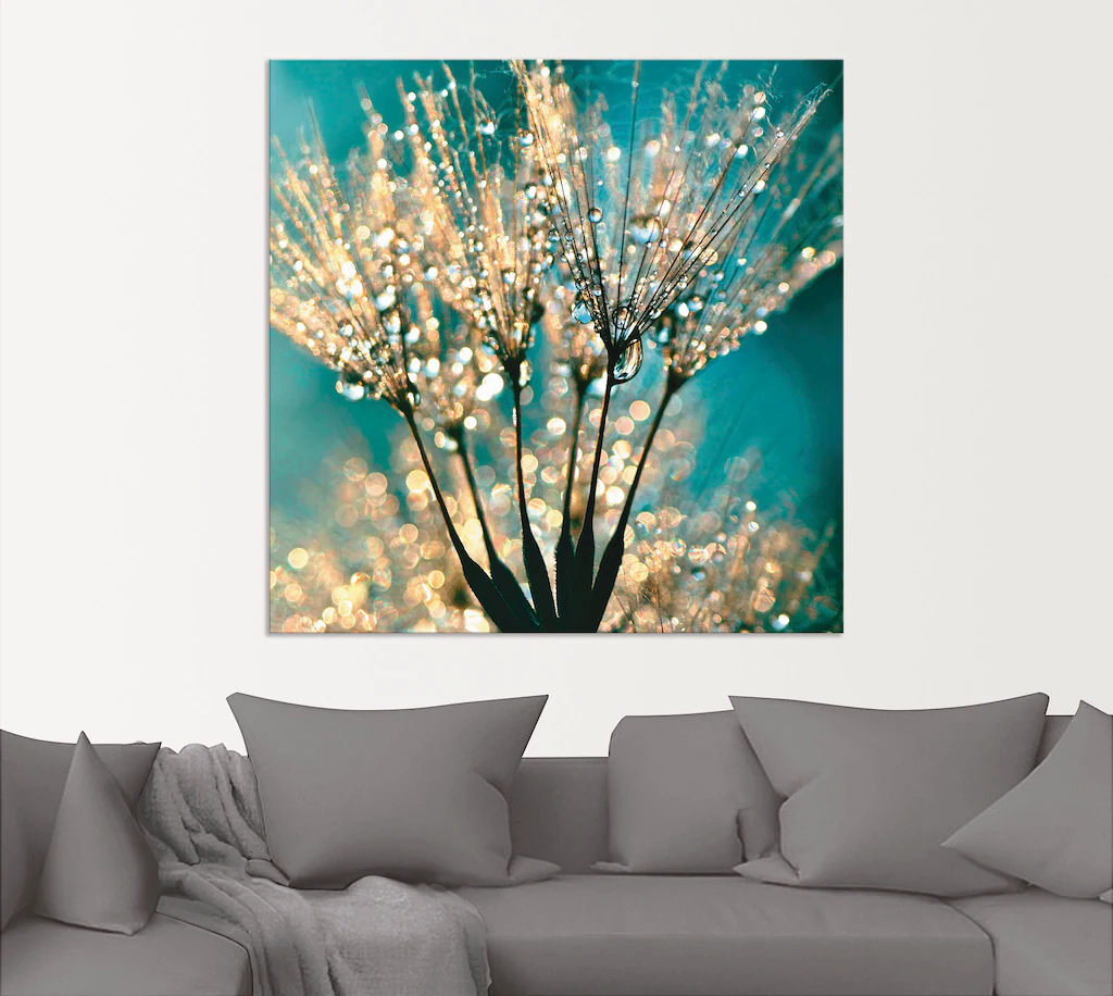Artland Wandbild "Pusteblume Schirmchen abstrakt", Blumen, (1 St.), als Alu günstig online kaufen