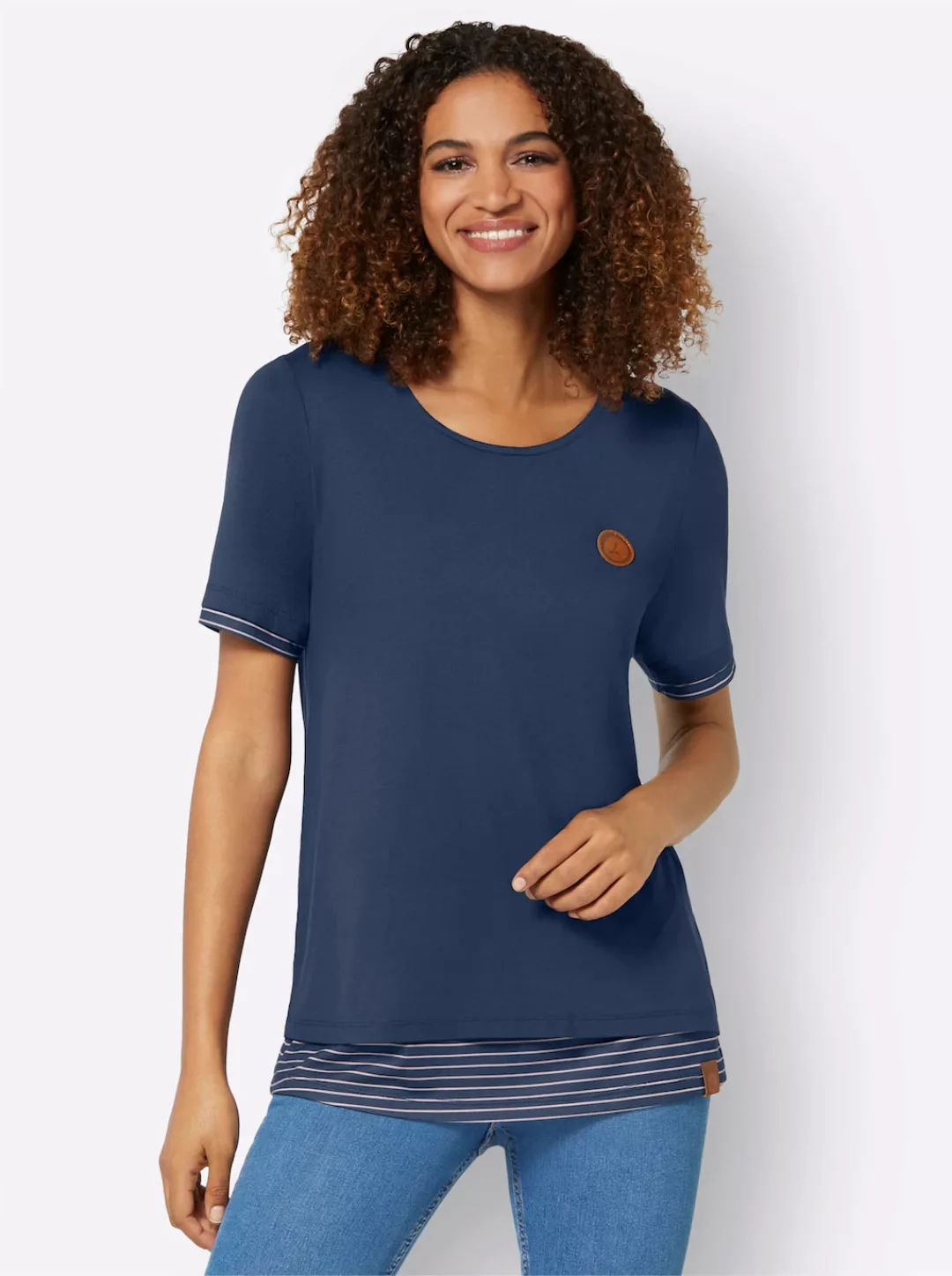 Casual Looks 2-in-1-Shirt "Longshirt", (1 tlg.) günstig online kaufen