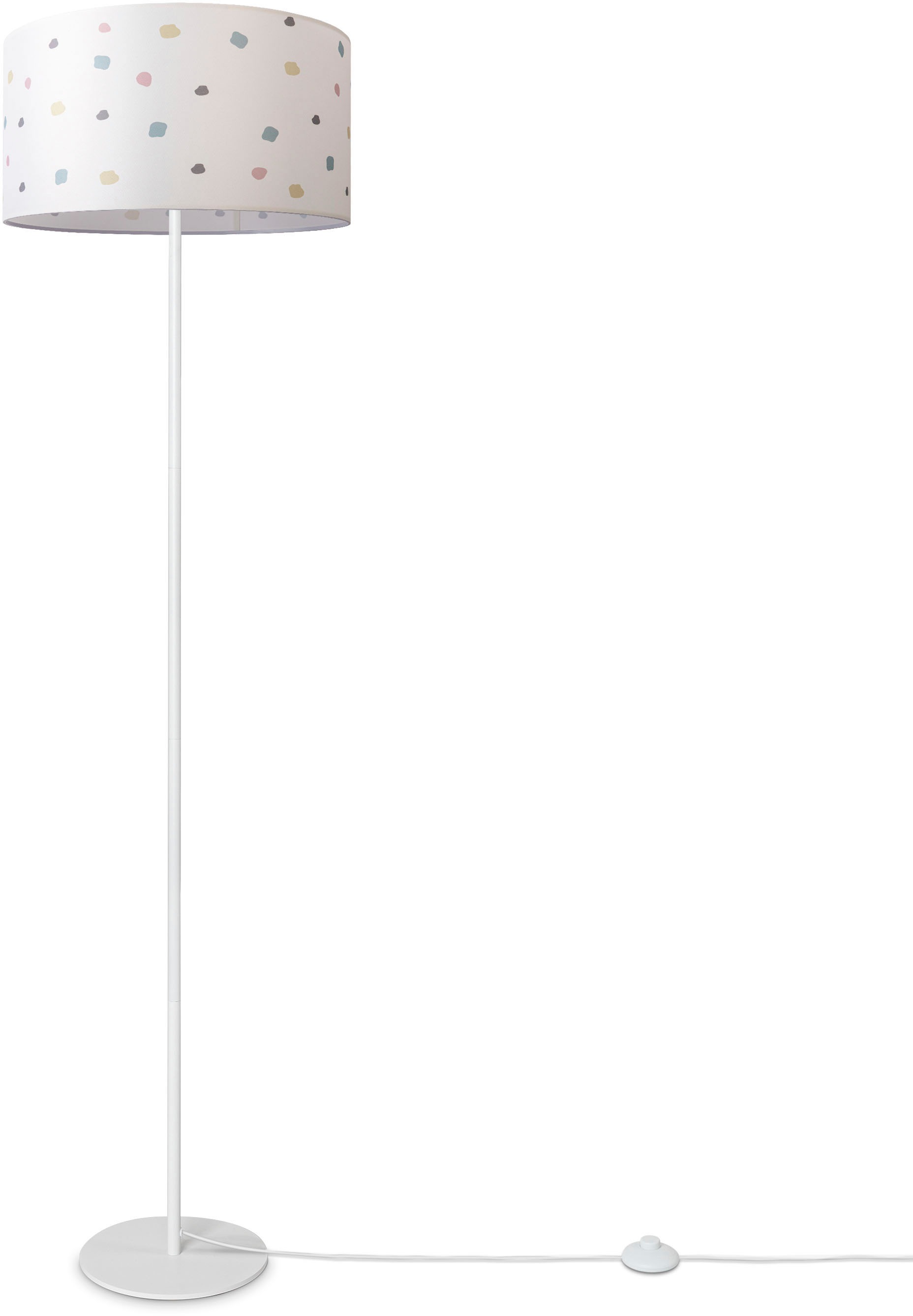 Paco Home Stehlampe »Luca Dots«, Leuchtmittel E27   ohne Leuchtmittel, Wohn günstig online kaufen