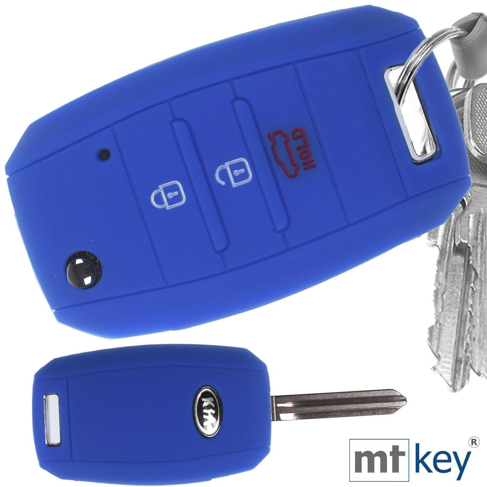 mt-key Schlüsseltasche Autoschlüssel Softcase Silikon Schutzhülle günstig online kaufen
