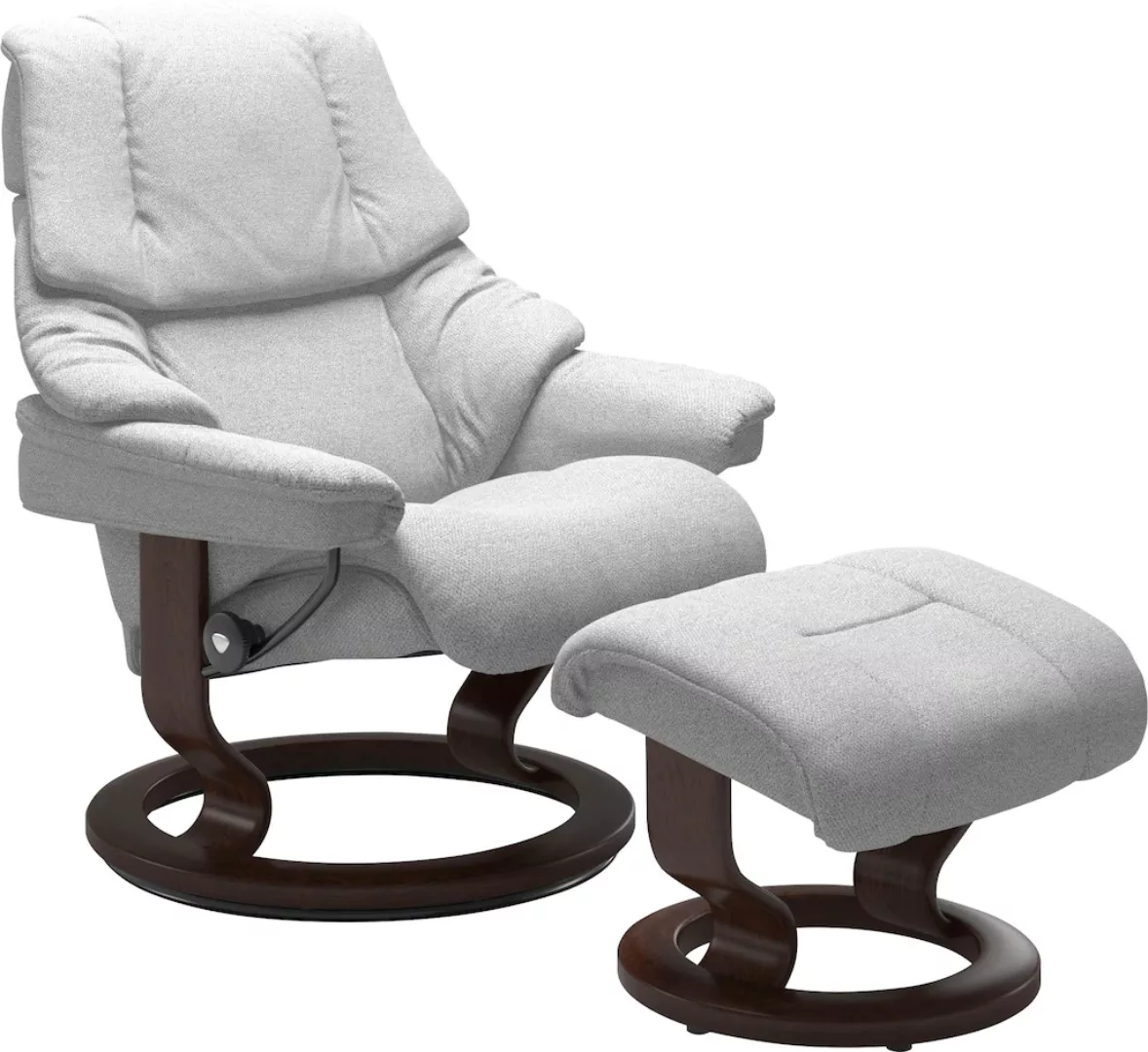 Stressless Fußhocker "Reno", mit Classic Base, Gestell Braun günstig online kaufen