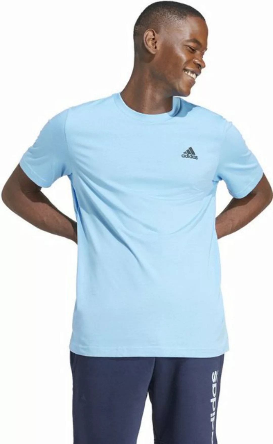 adidas Sportswear Kurzarmshirt ESSENTIALS EMBROIDERED SL Herren T-Shirt hel günstig online kaufen