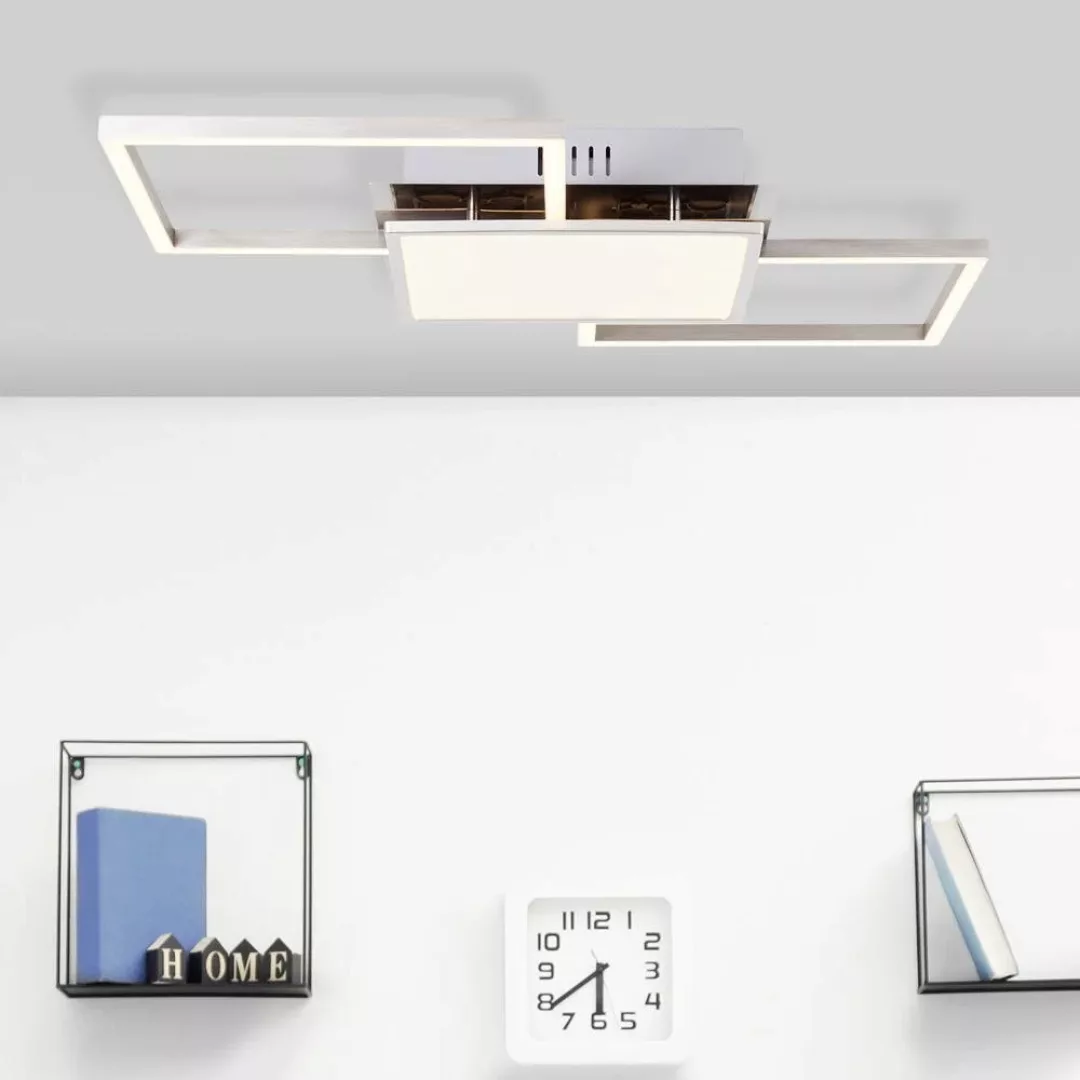 Brilliant LED Deckenleuchte »Zelia«, 1 flammig-flammig, 51 x 51 cm, 3-Stufe günstig online kaufen