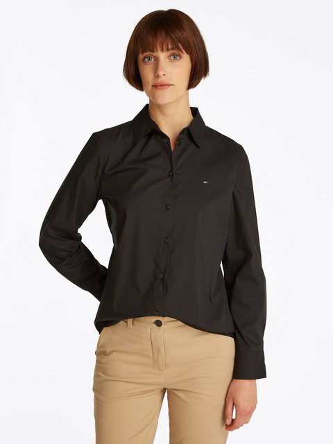 Tommy Hilfiger Hemdbluse ESS POPLIN REGULAR SHIRT im klassischen Stil günstig online kaufen