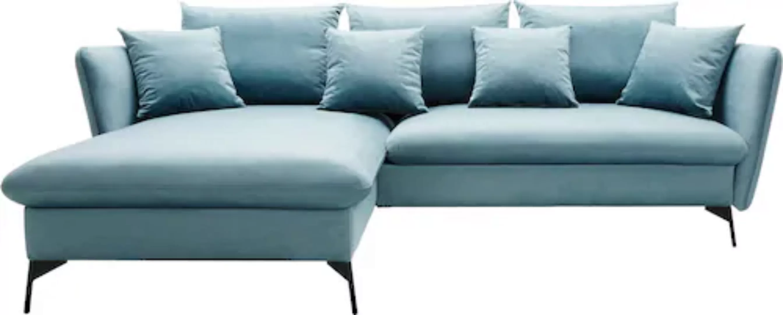 andas Ecksofa »LIVORNO,258 cm, L-Form,«, Schlaffunktion u. Bettkasten (139/ günstig online kaufen