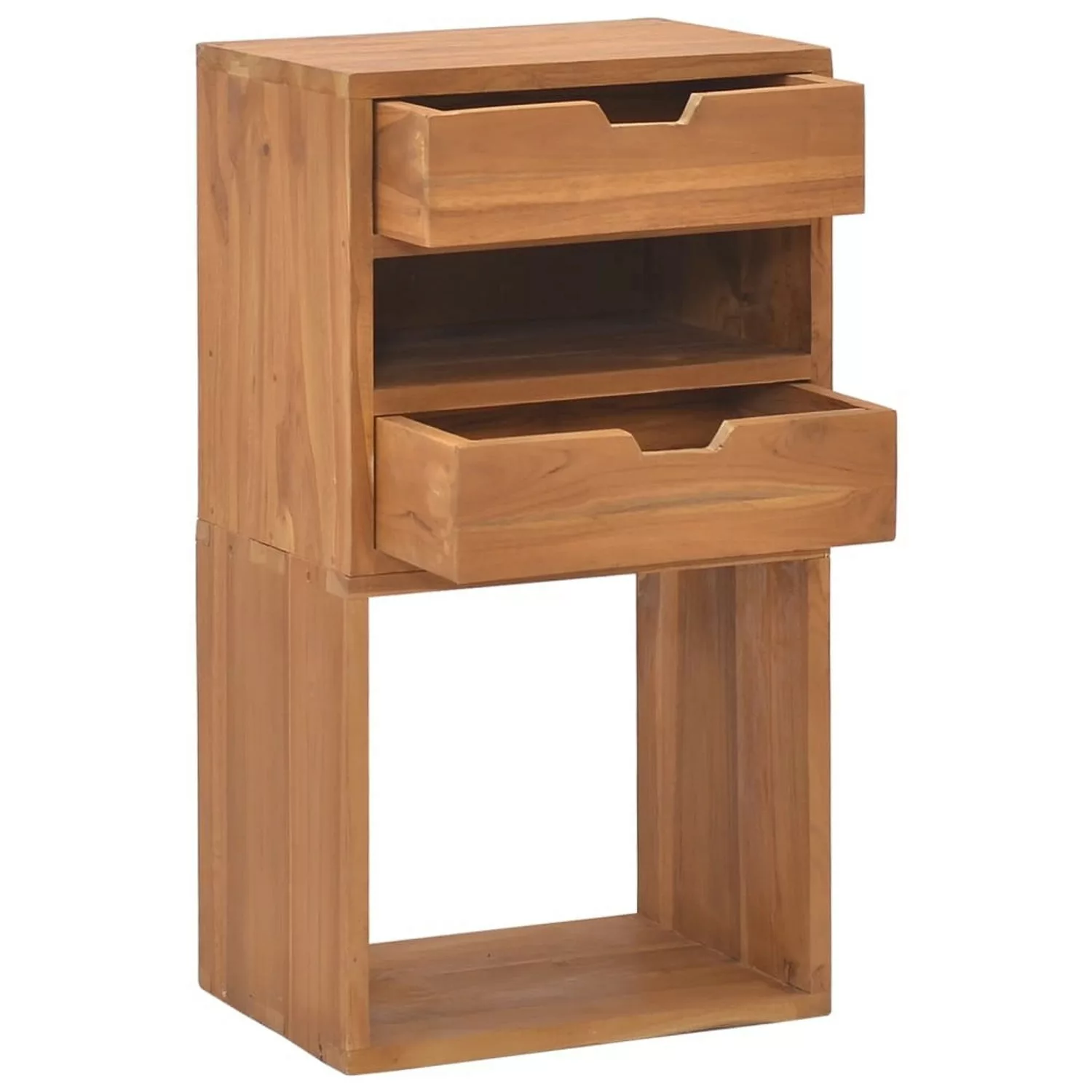 Aufbewahrungsschrank 40x30x76 Cm Massivholz Teak günstig online kaufen