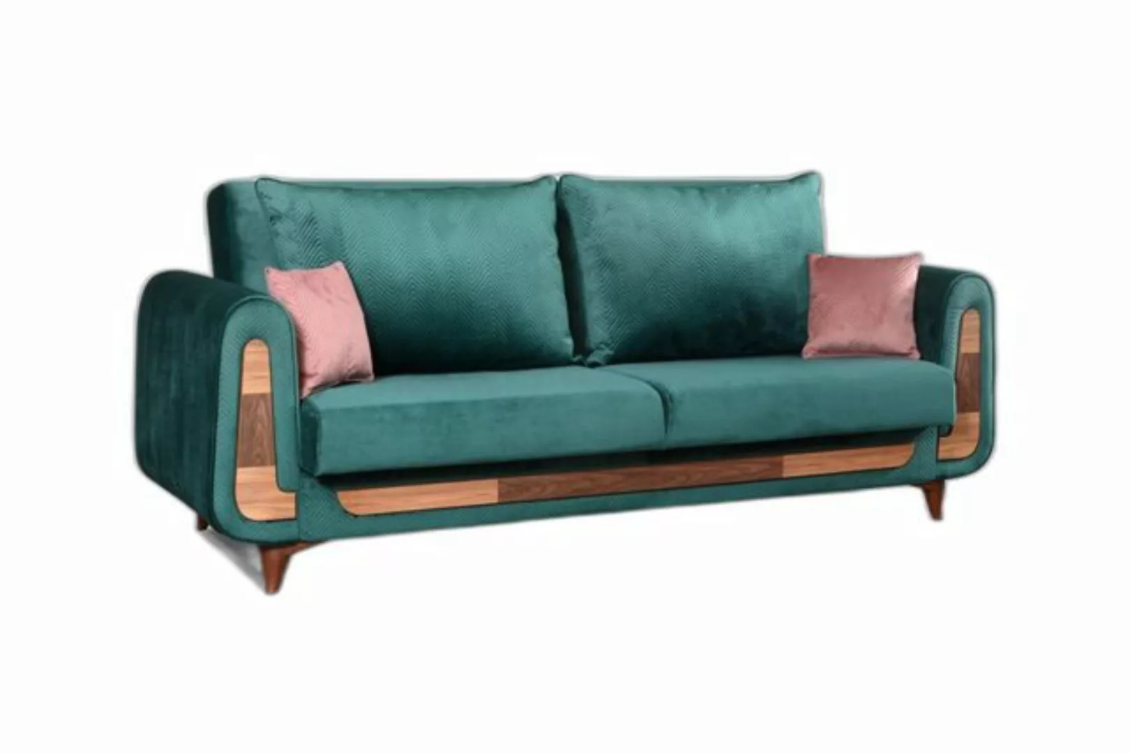 Xlmoebel 4-Sitzer Luxus Grün Sofa Möbel Big Design Couch Viersitzer Möbel, günstig online kaufen