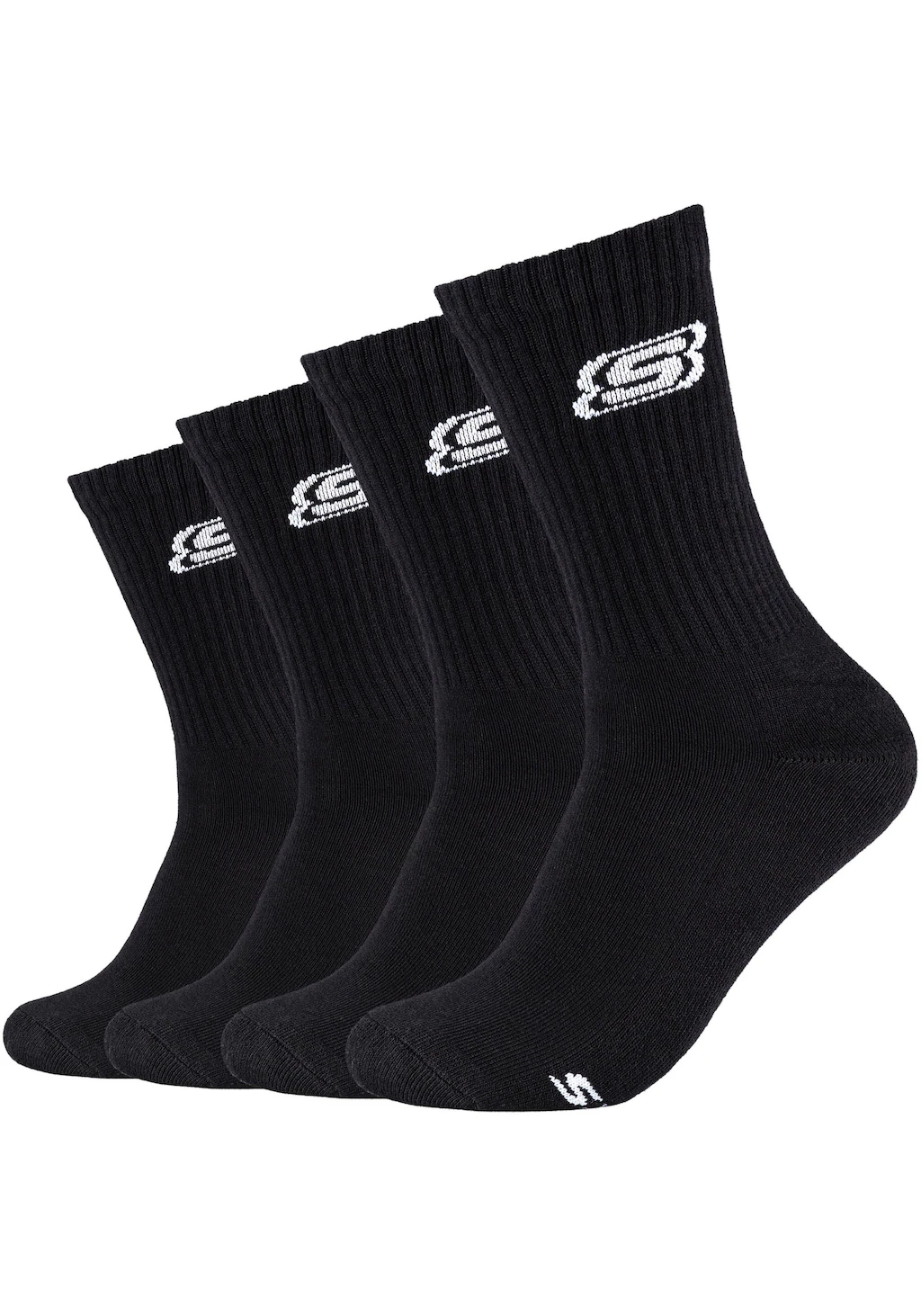 Skechers Socken, (Packung, 4 Paar), Verstärkte Ferse & Spitze für lange Hal günstig online kaufen