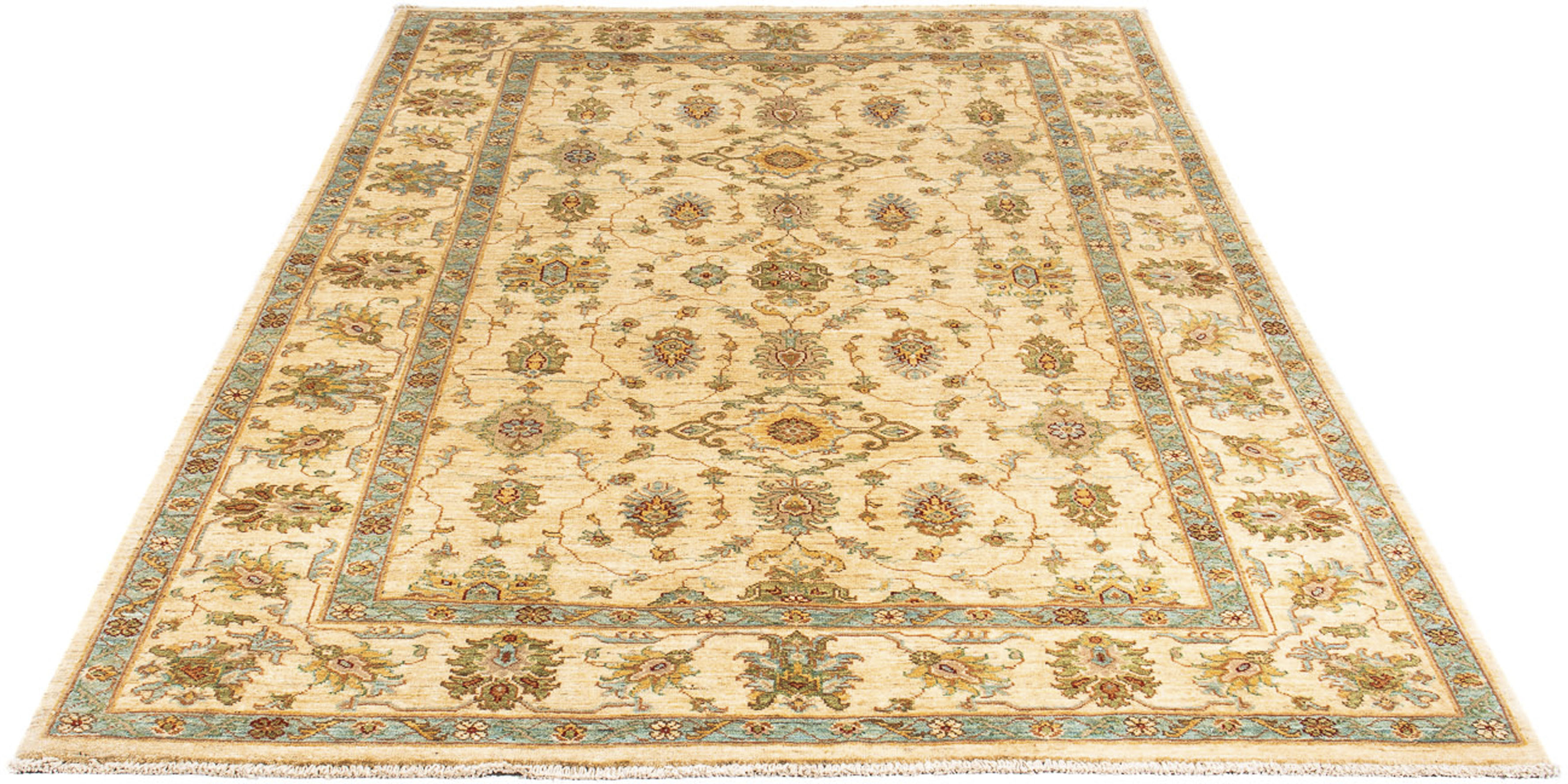 morgenland Orientteppich »Ziegler - 210 x 150 cm - beige«, rechteckig, Wohn günstig online kaufen