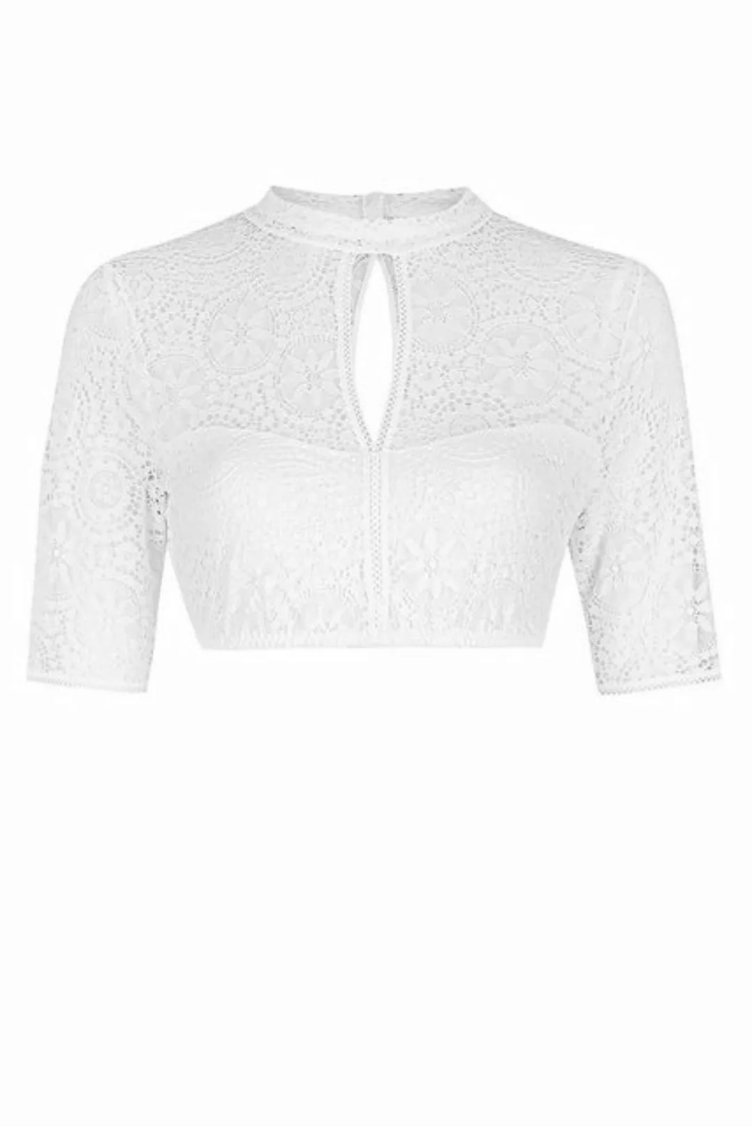 Nina Von C. Dirndlbluse Nina von C. Dirndl-Bluse, halbarm (42 Weiss) günstig online kaufen