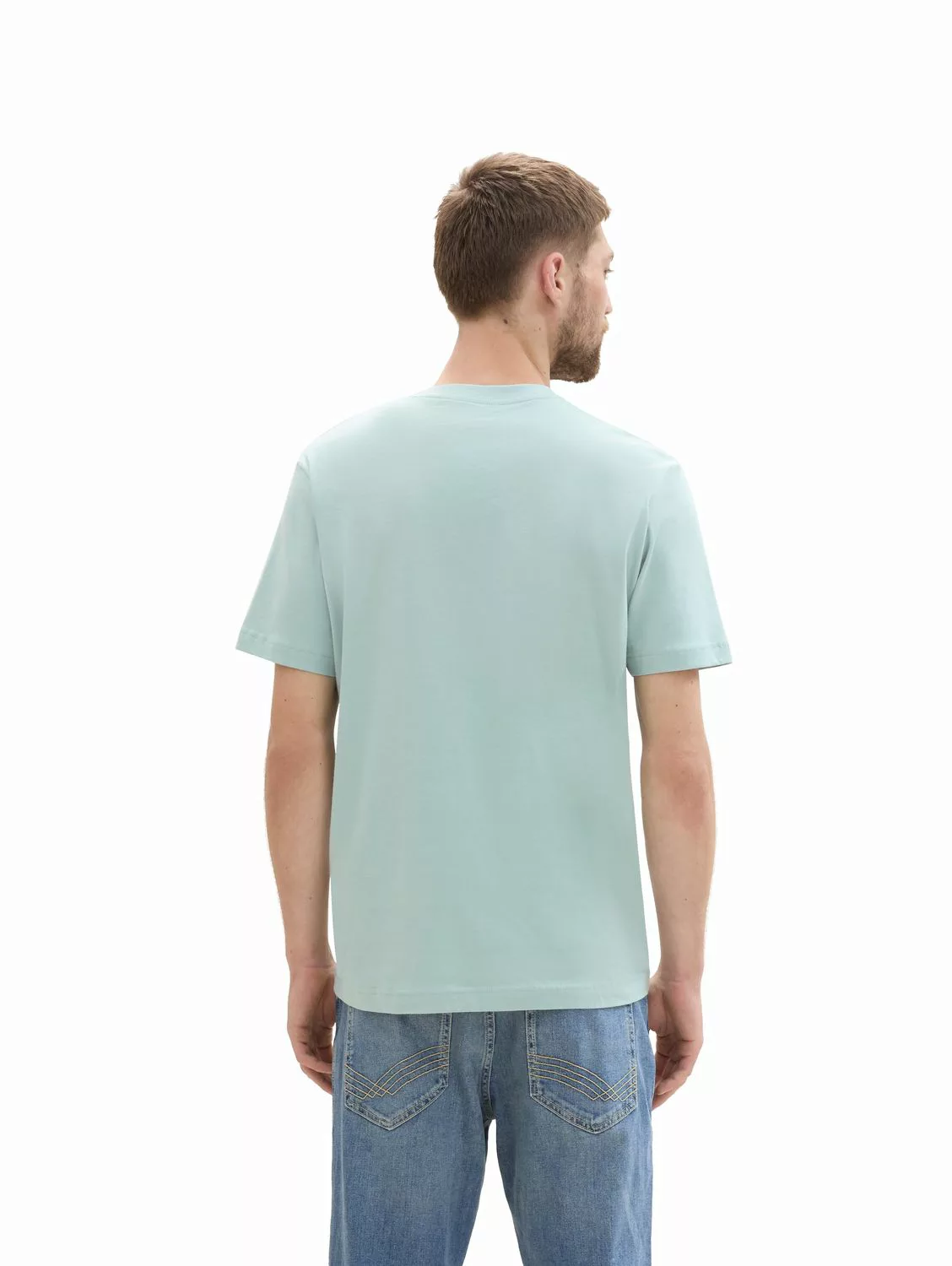 Tom Tailor Herren T-Shirt LOGO - Regular Fit günstig online kaufen