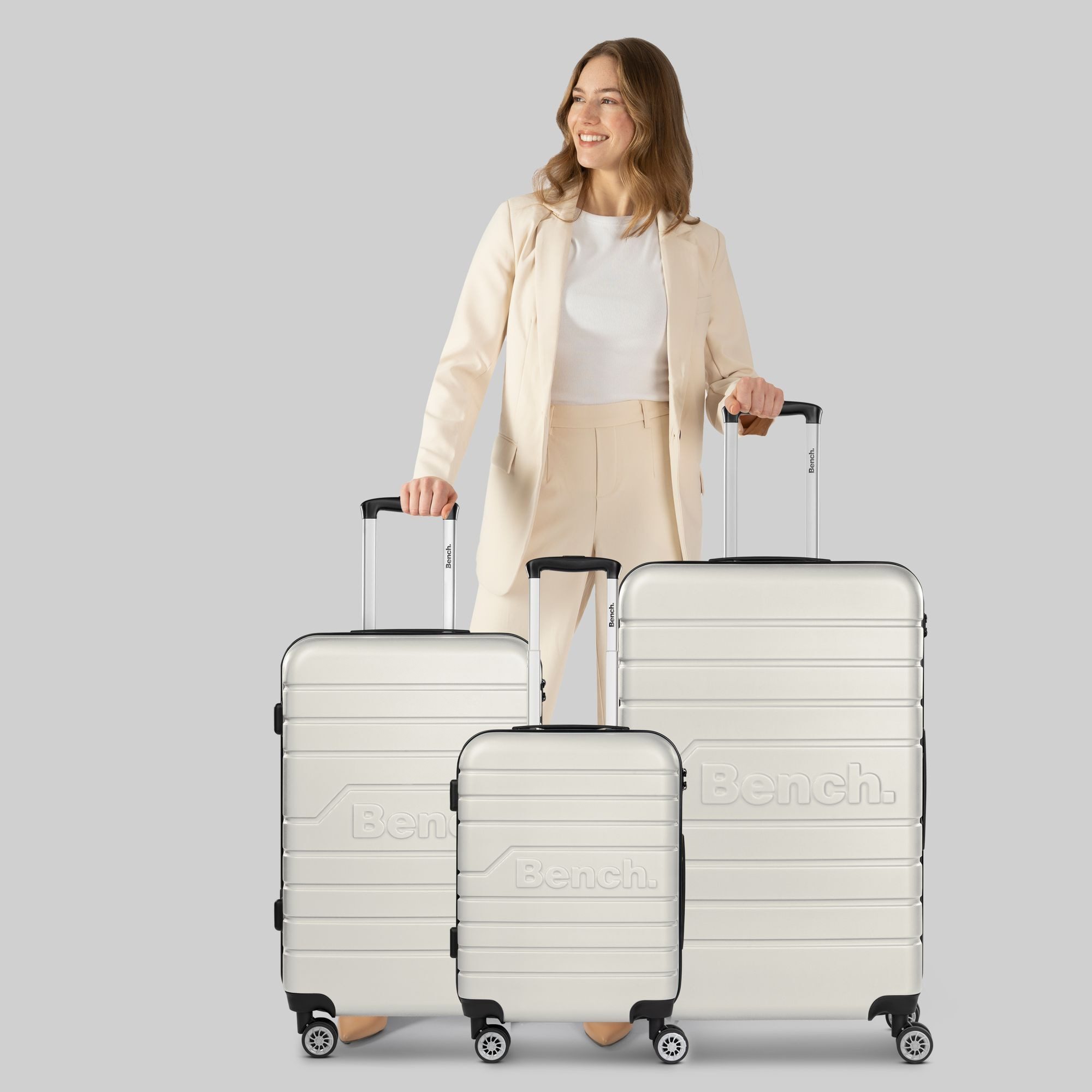 Bench. Trolleyset Seattle, 4 Rollen, (3-teilig, günstig online kaufen