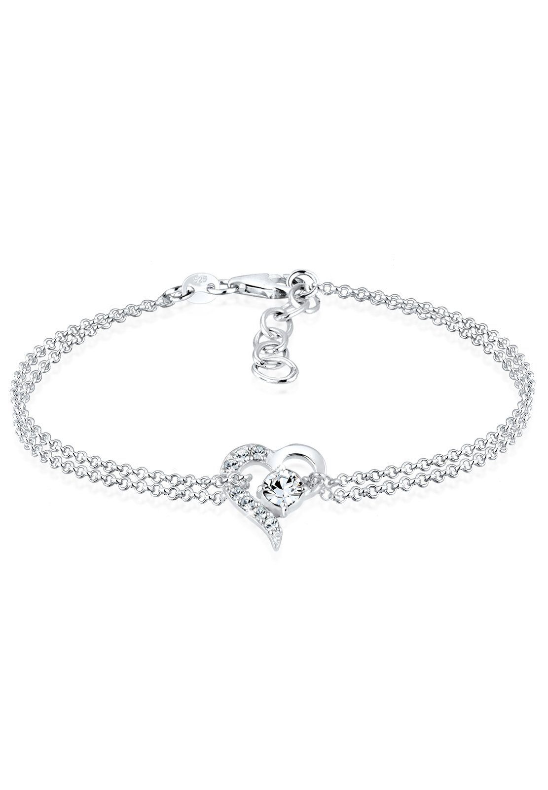 Elli Armband Herz Liebe 925 Silber, günstig online kaufen