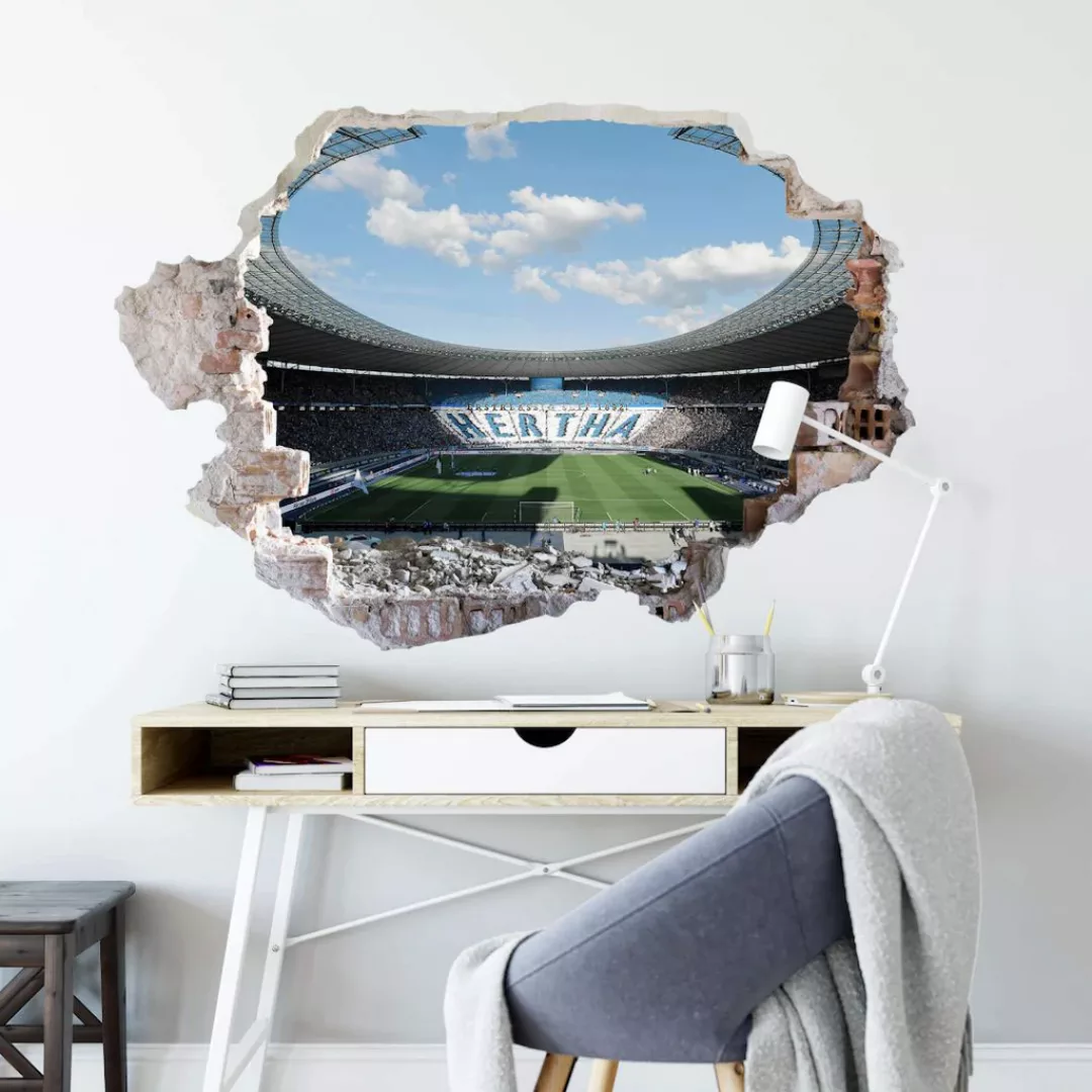 Wall-Art Wandtattoo "3D Arena Hertha Stadion bei Tag", (1 St.) günstig online kaufen