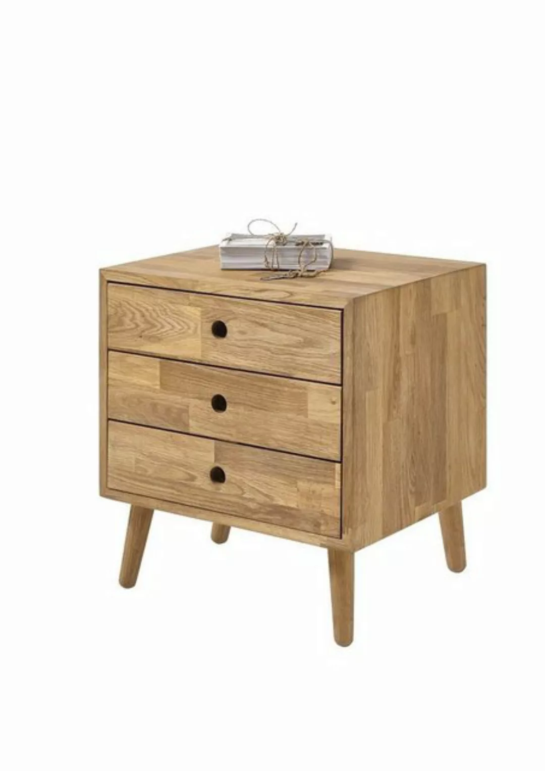 MCA furniture Schuhschrank Kommode Agra, Asteiche massiv günstig online kaufen