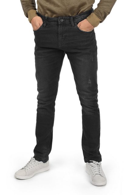 Indicode 5-Pocket-Jeans IDAldersgate Denim Hose mit dekorativen Knitterfalt günstig online kaufen