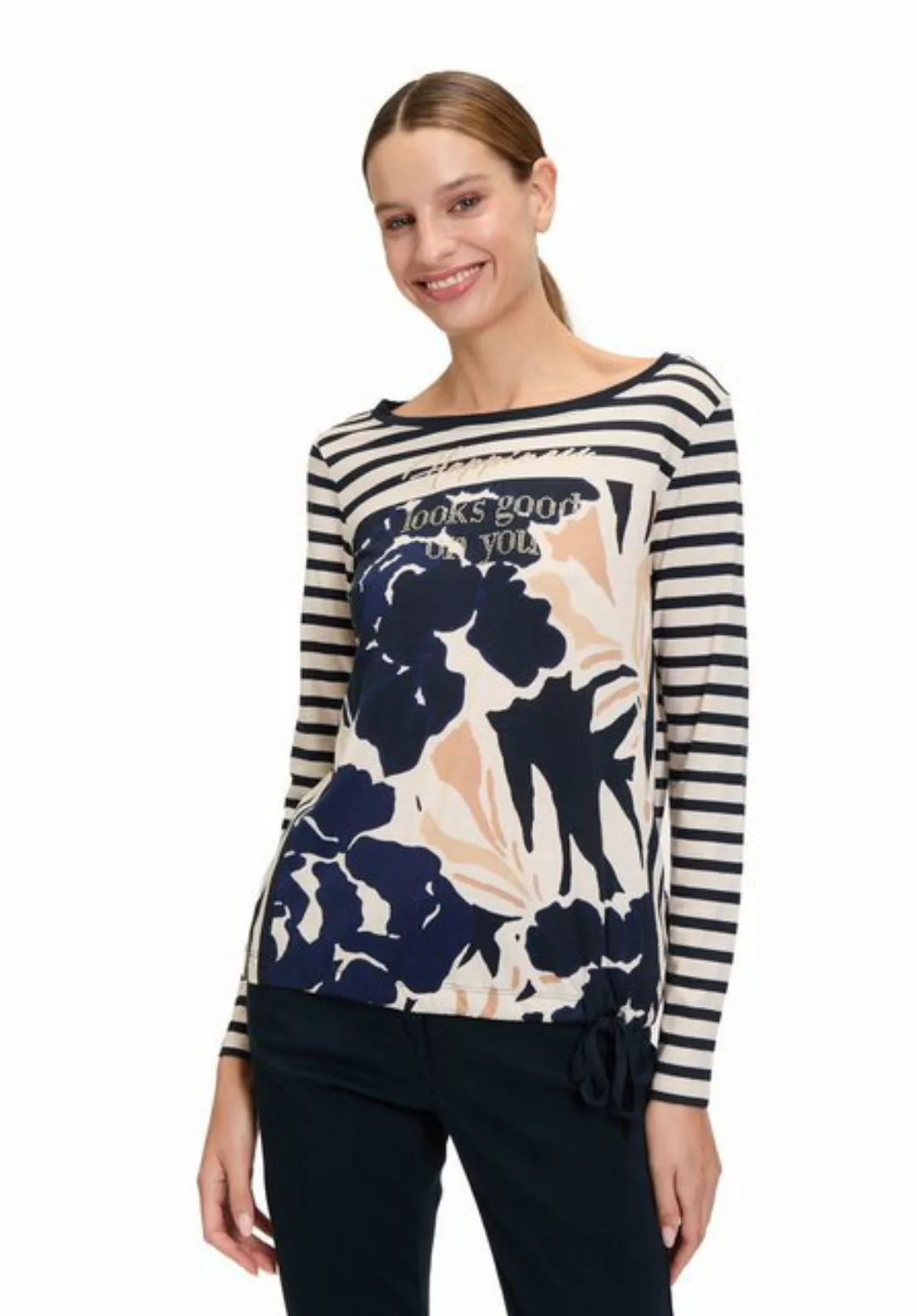 Betty Barclay Kurzarmshirt Betty Barclay Casual-Shirt mit Tunnelzug (1-tlg) günstig online kaufen