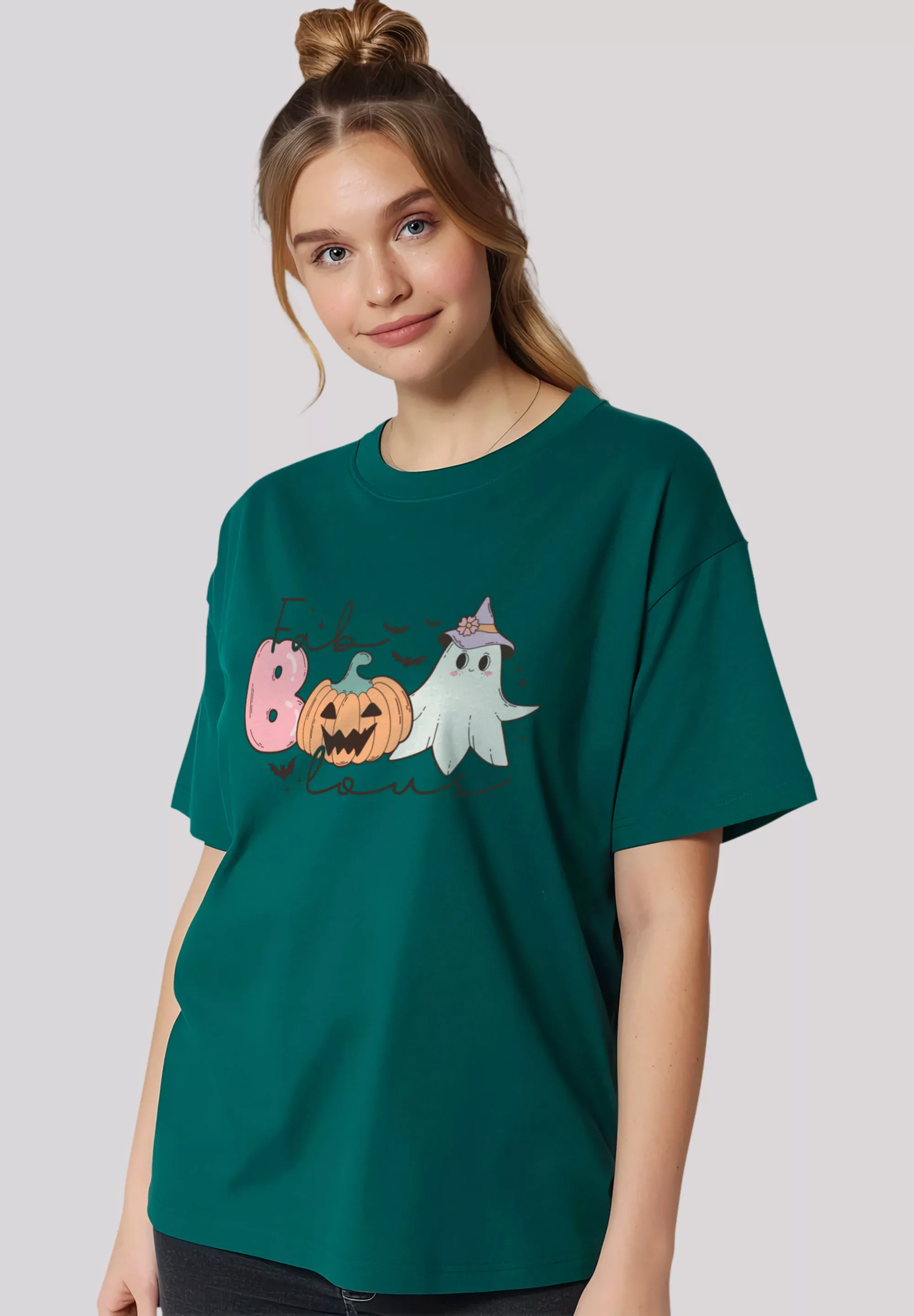 F4NT4STIC T-Shirt "Retro Halloween Fab Boo Lous", Premium Qualität, Hallowe günstig online kaufen