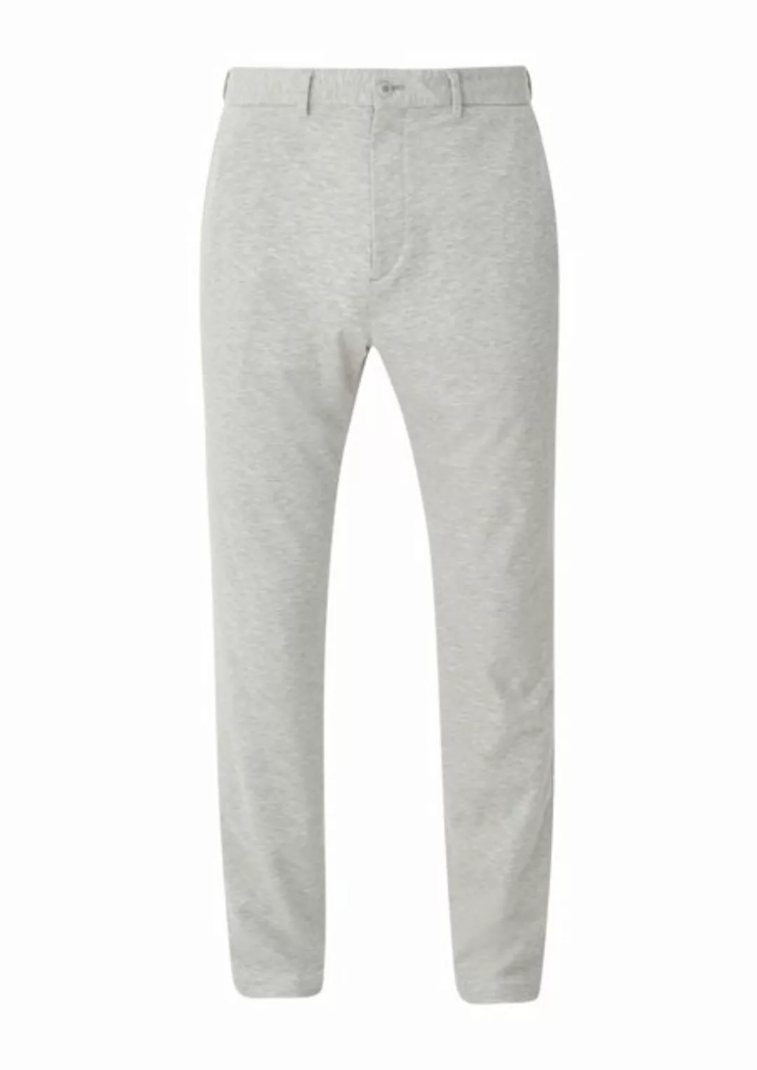 s.Oliver Stoffhose Slim: Joggsuit-Hose aus Stretch-Jersey Durchzugkordel günstig online kaufen