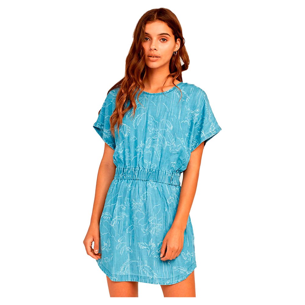 Rvca Nothing Left Kurzes Kleid L Chambray günstig online kaufen