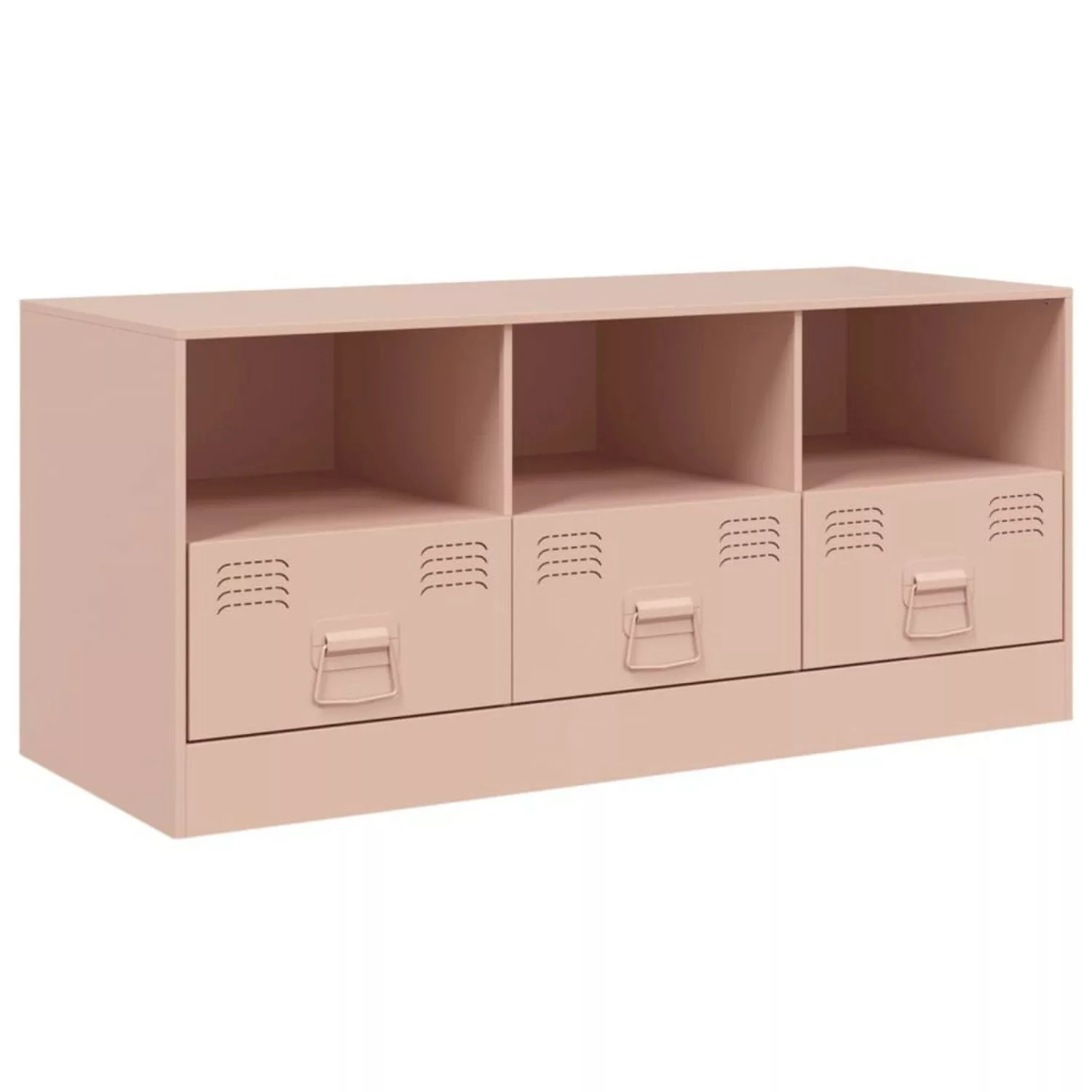 vidaXL TV-Schrank TV-Schrank Rosa 99x39x44 cm Stahl (1-St) günstig online kaufen