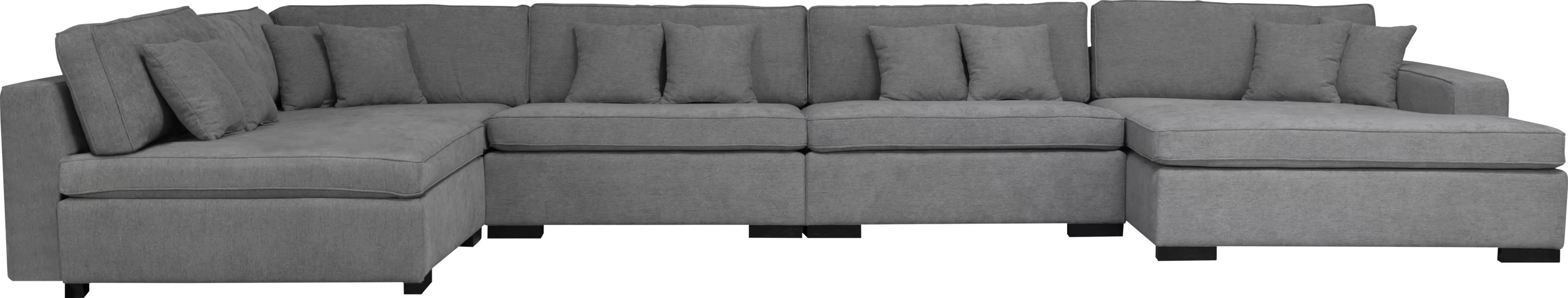 Home affaire Wohnlandschaft "Skara XXL U-Form", Lounge-Sofa XXL mit Federke günstig online kaufen