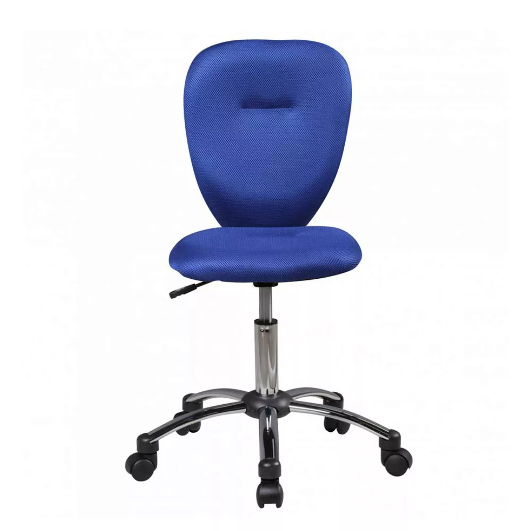Blauer Kinderstuhl für Schreibtisch höhenverstellbarem Sitz günstig online kaufen