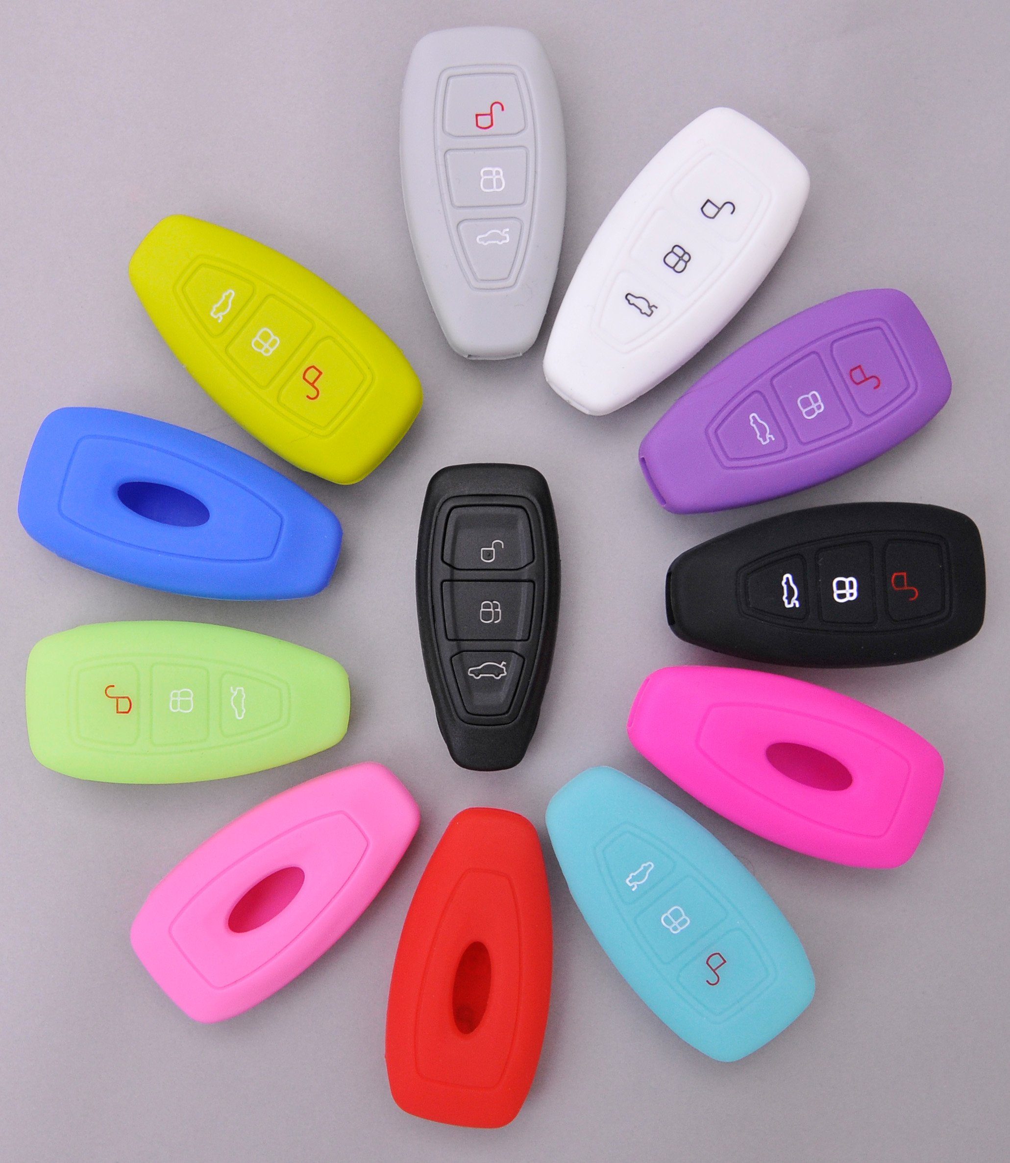 mt-key Schlüsseltasche Autoschlüssel Softcase Silikon Schutzhülle günstig online kaufen