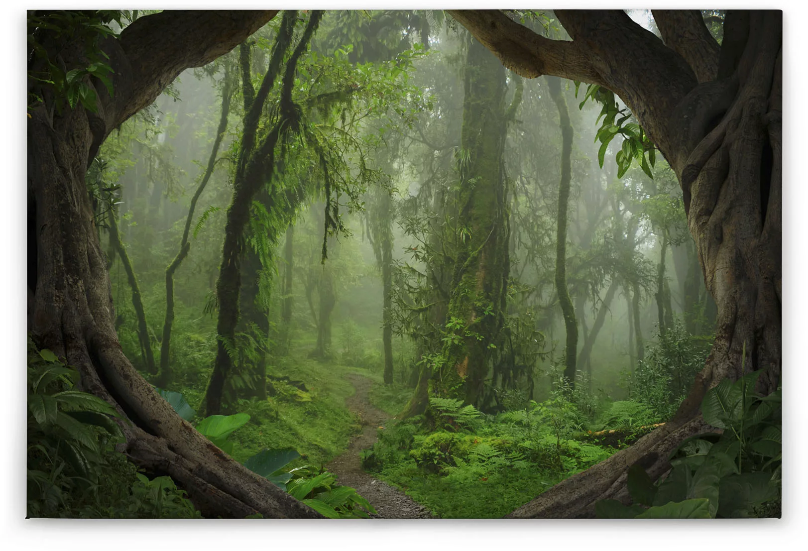 A.S. Création Leinwandbild "Tropical Forest", (1 St.), Tropischer Wald Keil günstig online kaufen
