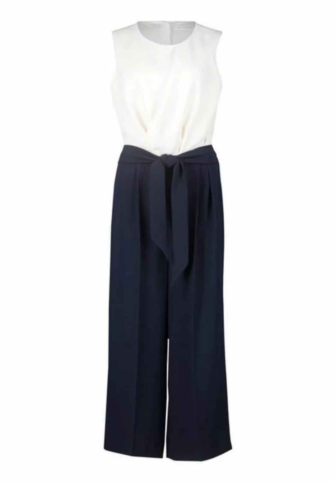 Betty&Co Jumpsuit Overall Lang ohne Arm, Patch Dark Blue/Cream günstig online kaufen