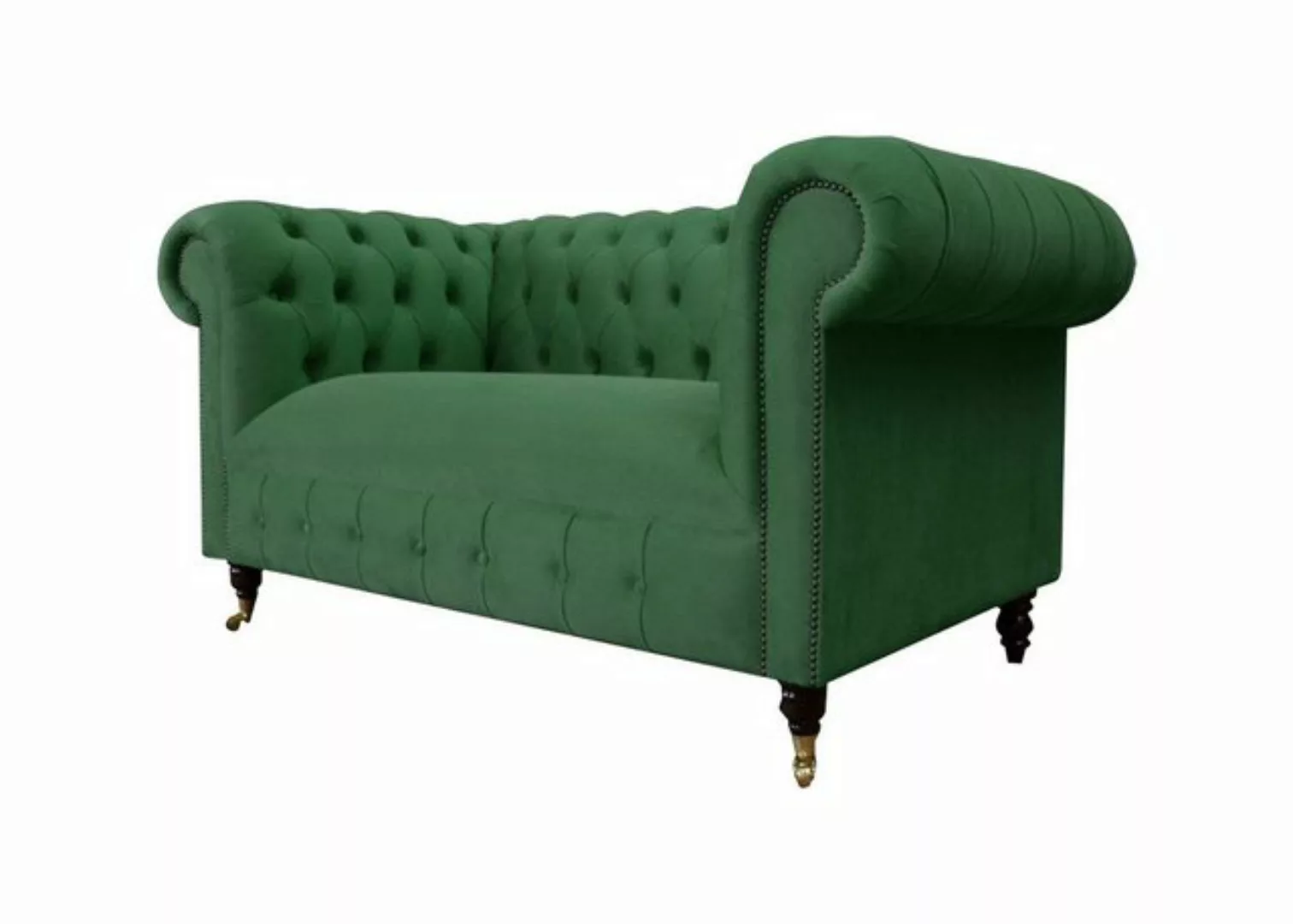 Xlmoebel Chesterfield-Sofa Chesterfield 2-Sitzer Designer Sofa Couch Polste günstig online kaufen