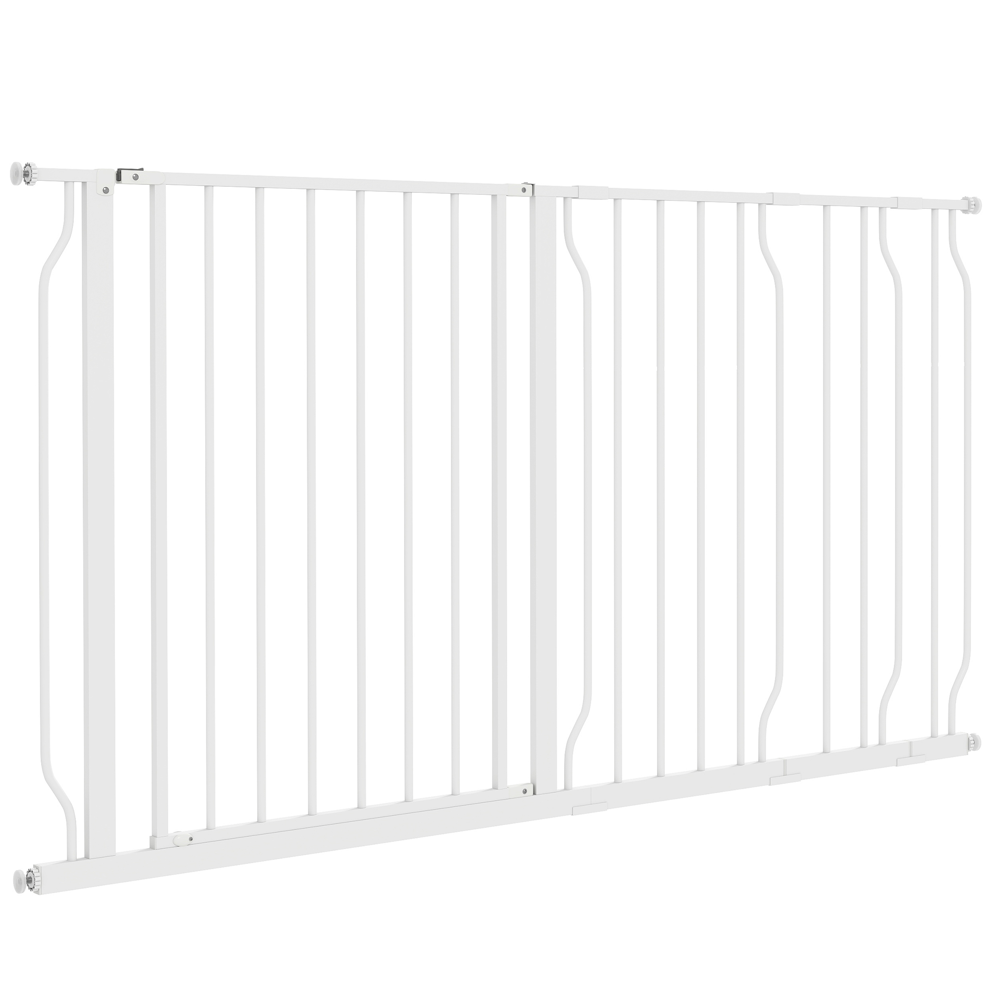 PawHut Hunde Türschutzgitter Treppenschutzgitter, 75-145 cm Hunde Türgitter günstig online kaufen