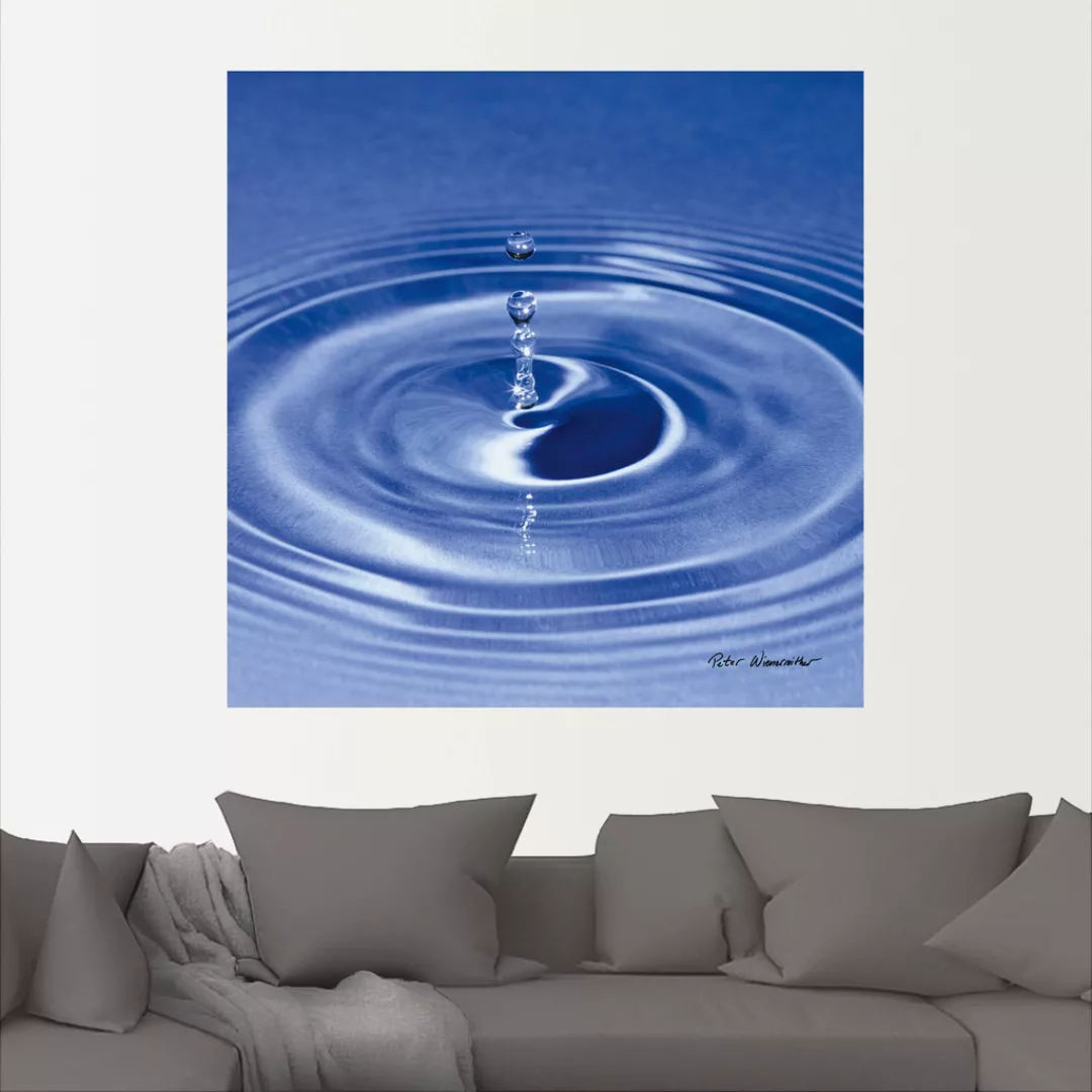 Artland Wandfolie "Wassertropfen", Zen, (1 St.) günstig online kaufen