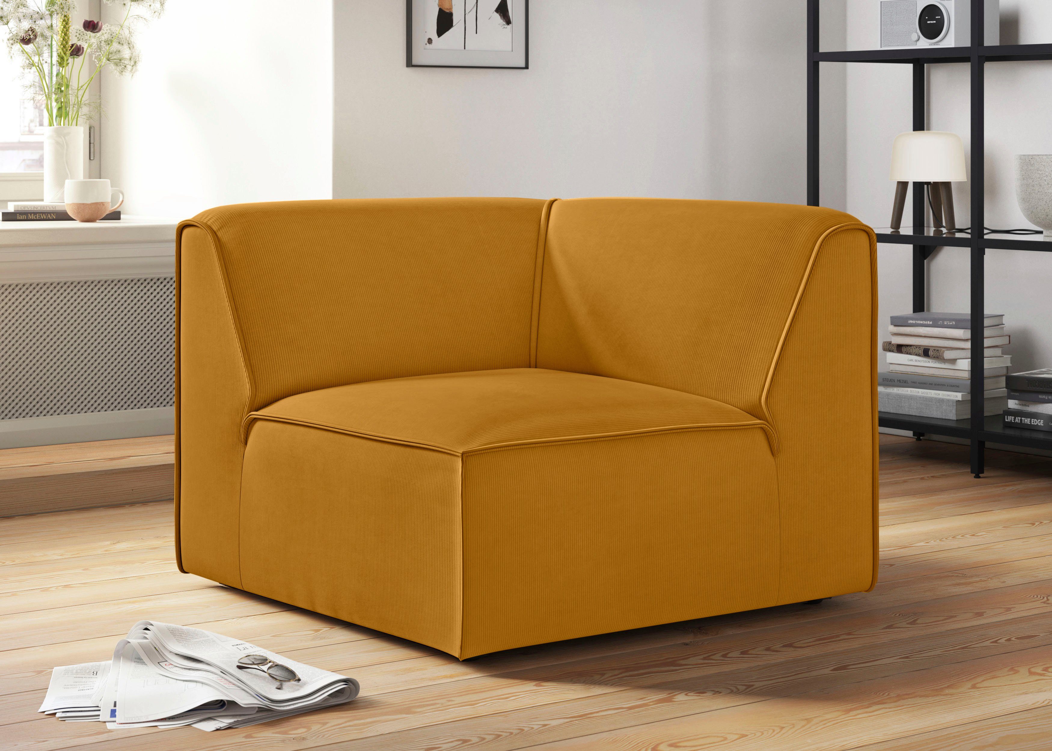 RAUM.ID Sofa-Eckelement "Merid, Sofaelement, Maße B/T/H: 97/97/46 cm", als günstig online kaufen
