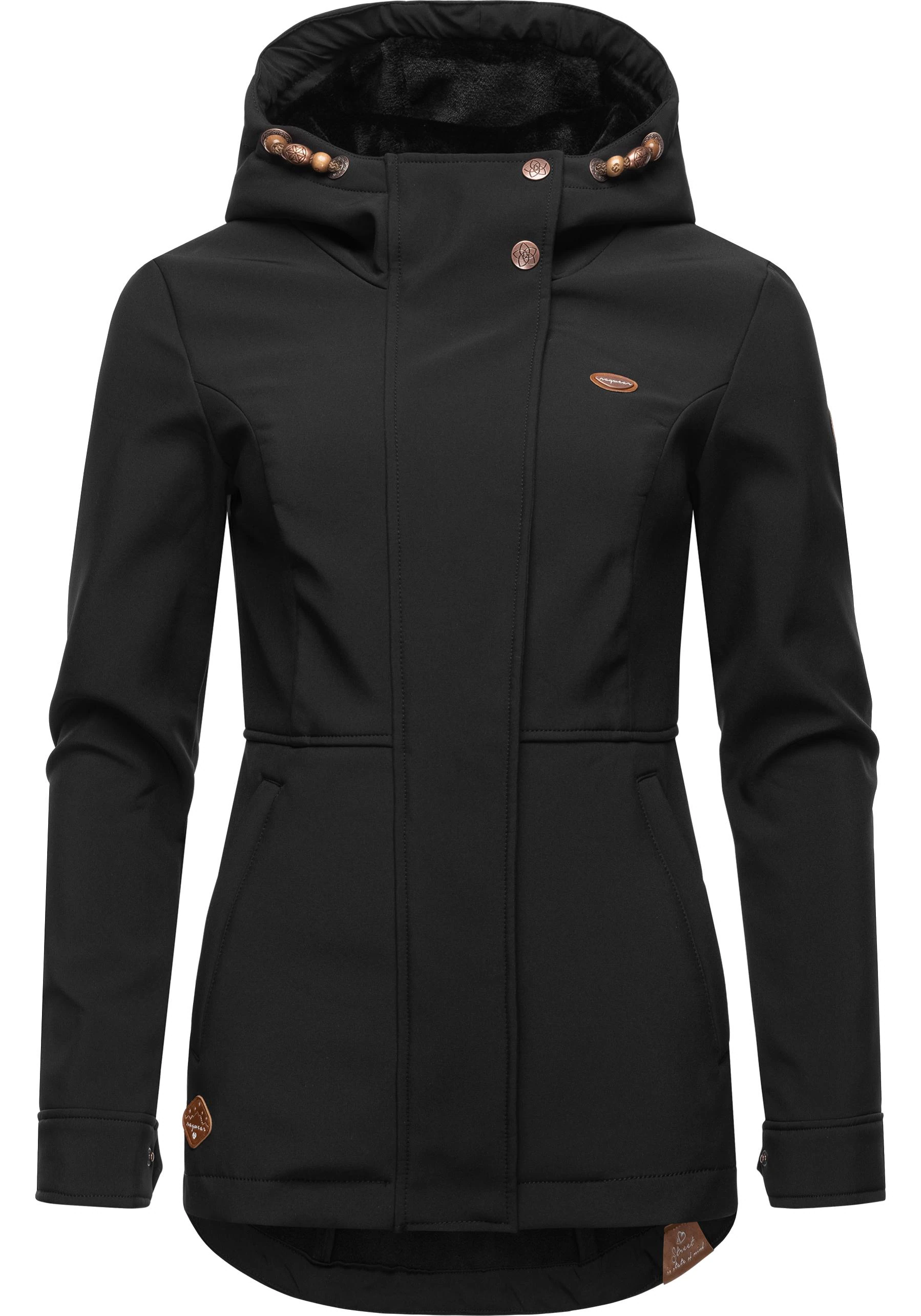 Ragwear Softshelljacke "Yba", mit Kapuze, sportliche Damen Outdoorjacke mit günstig online kaufen