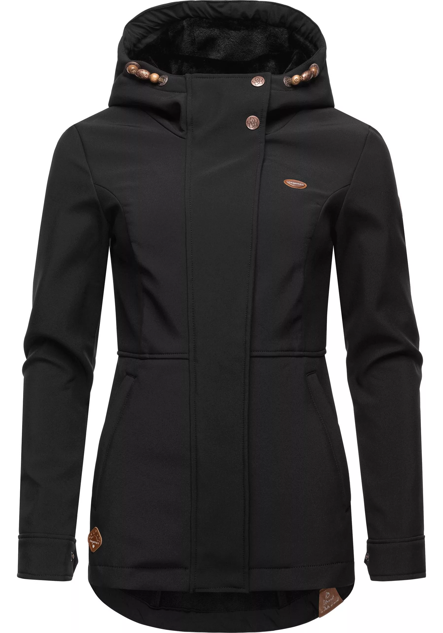 Ragwear Softshelljacke "Yba", mit Kapuze, sportliche Damen Outdoorjacke mit günstig online kaufen