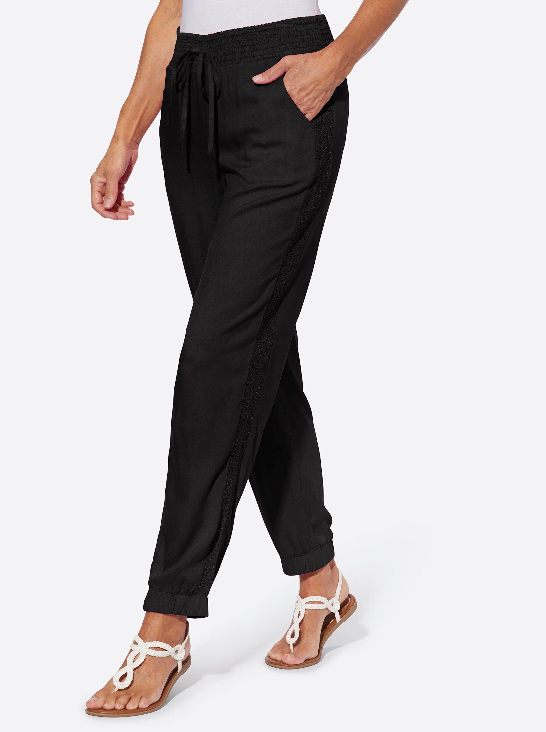 Sieh an! Jerseyhose Schlupfhose Innenbeinlänge ca. günstig online kaufen