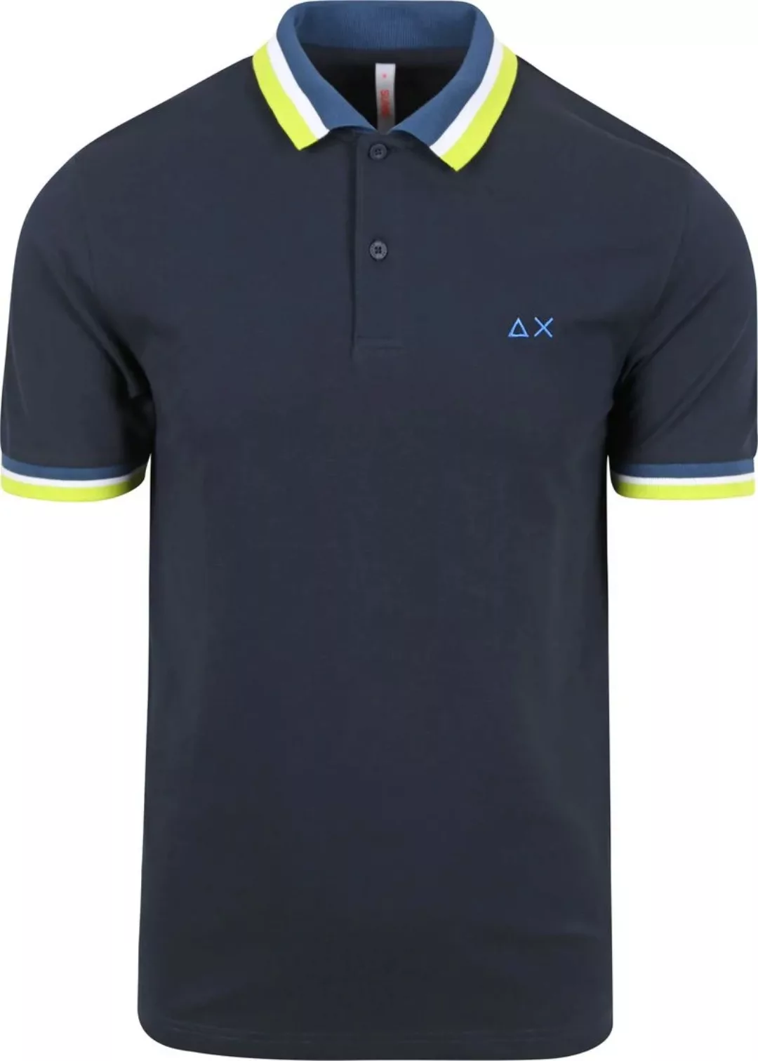 Sun68 Poloshirt Multistripes Navy - Größe XXL günstig online kaufen