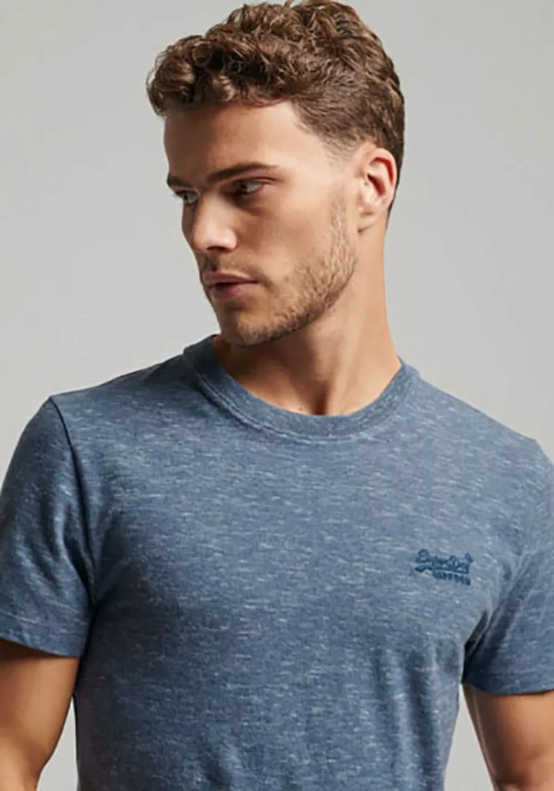 Superdry Rundhalsshirt Organic Cotton Essential Logo T-Shirt günstig online kaufen