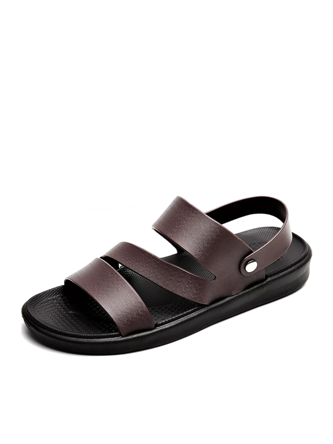 Männer Pure Color Adjustabler Fersenriemen Hausschuhe Casual Beach Sandalen günstig online kaufen