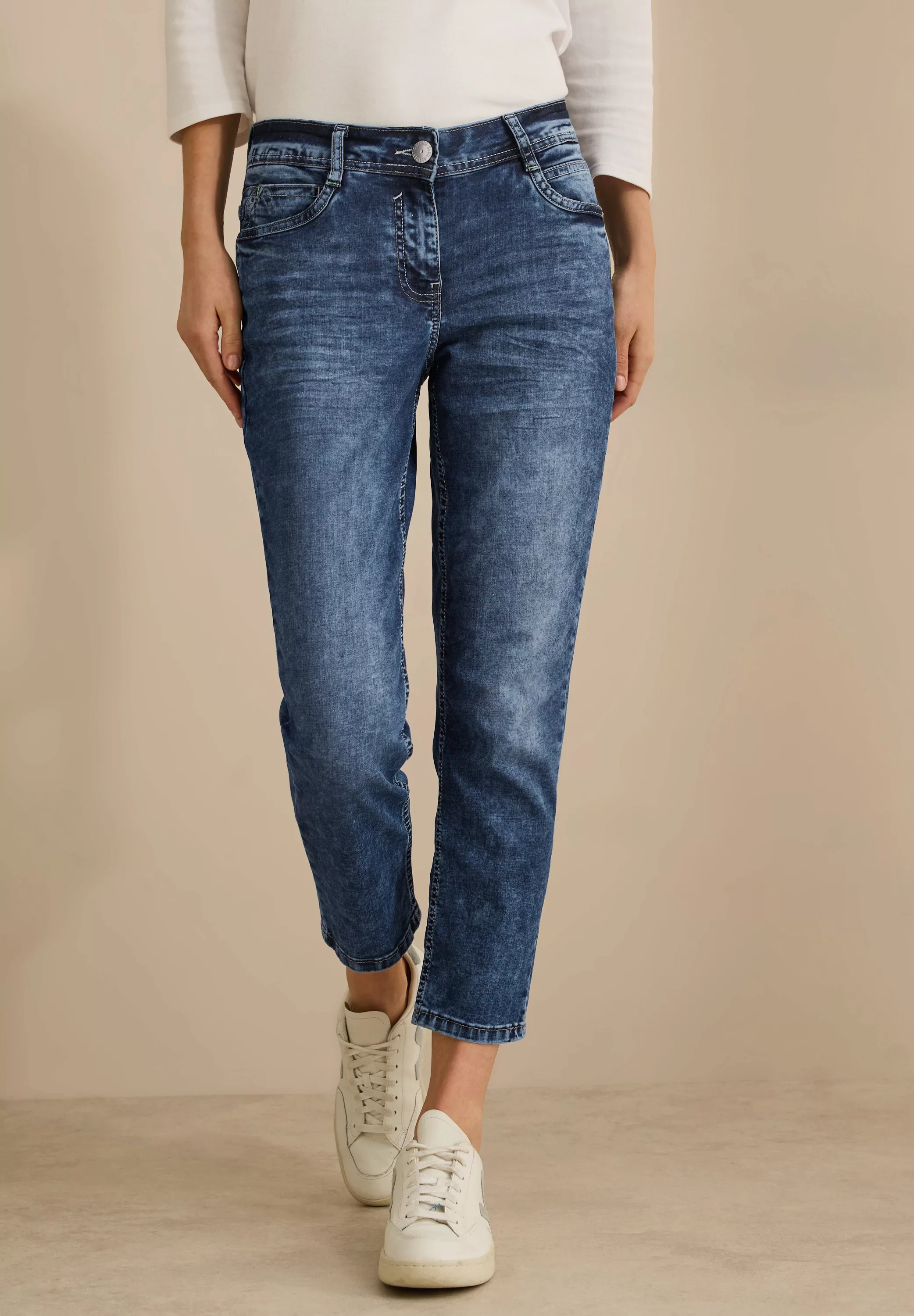 STREET ONE Slim-fit-Jeans, aus Baumwolle mit Stretchanteil günstig online kaufen