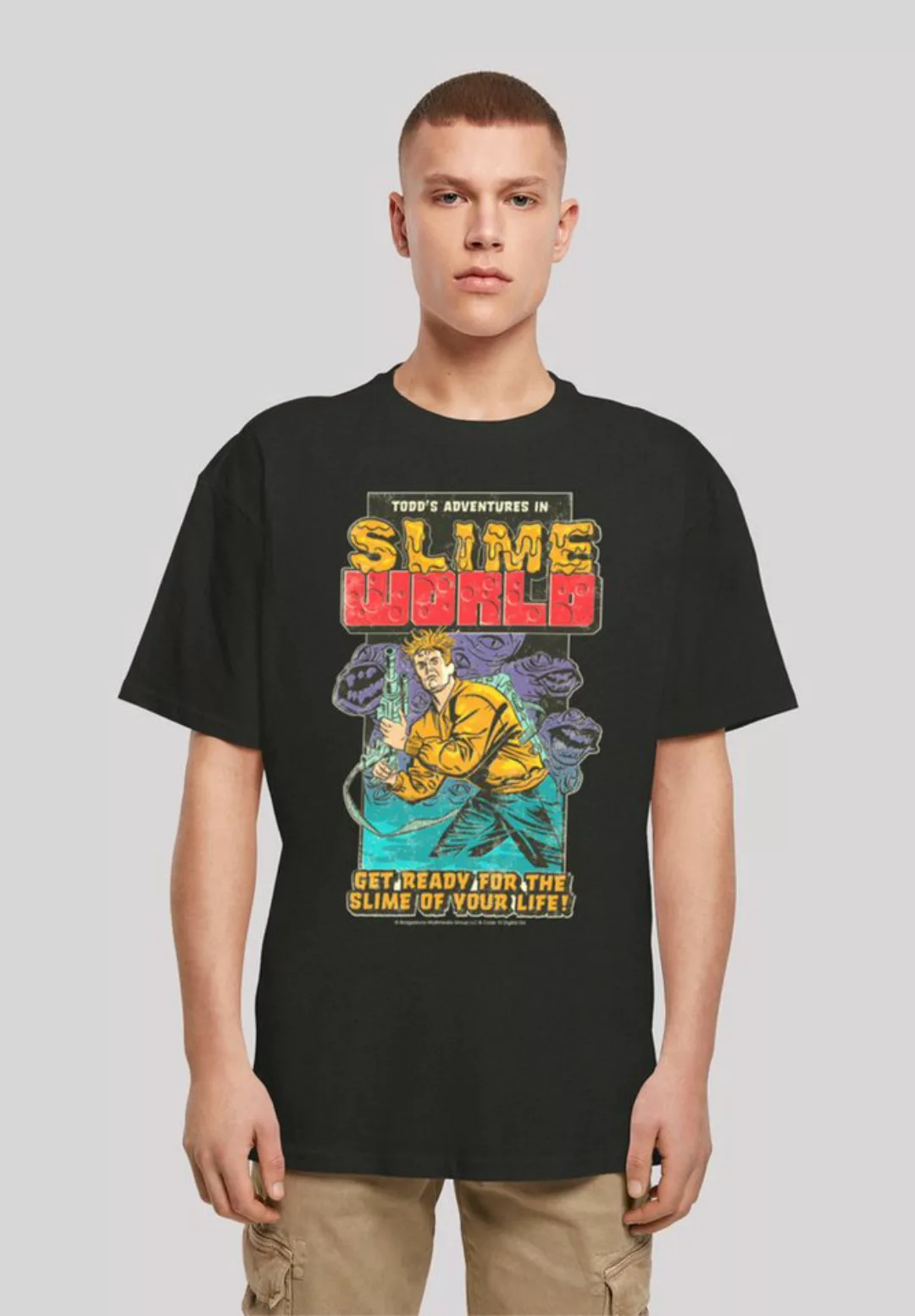 F4NT4STIC T-Shirt "Retro Gaming Todds Adventures In SlimeWorld", Print günstig online kaufen