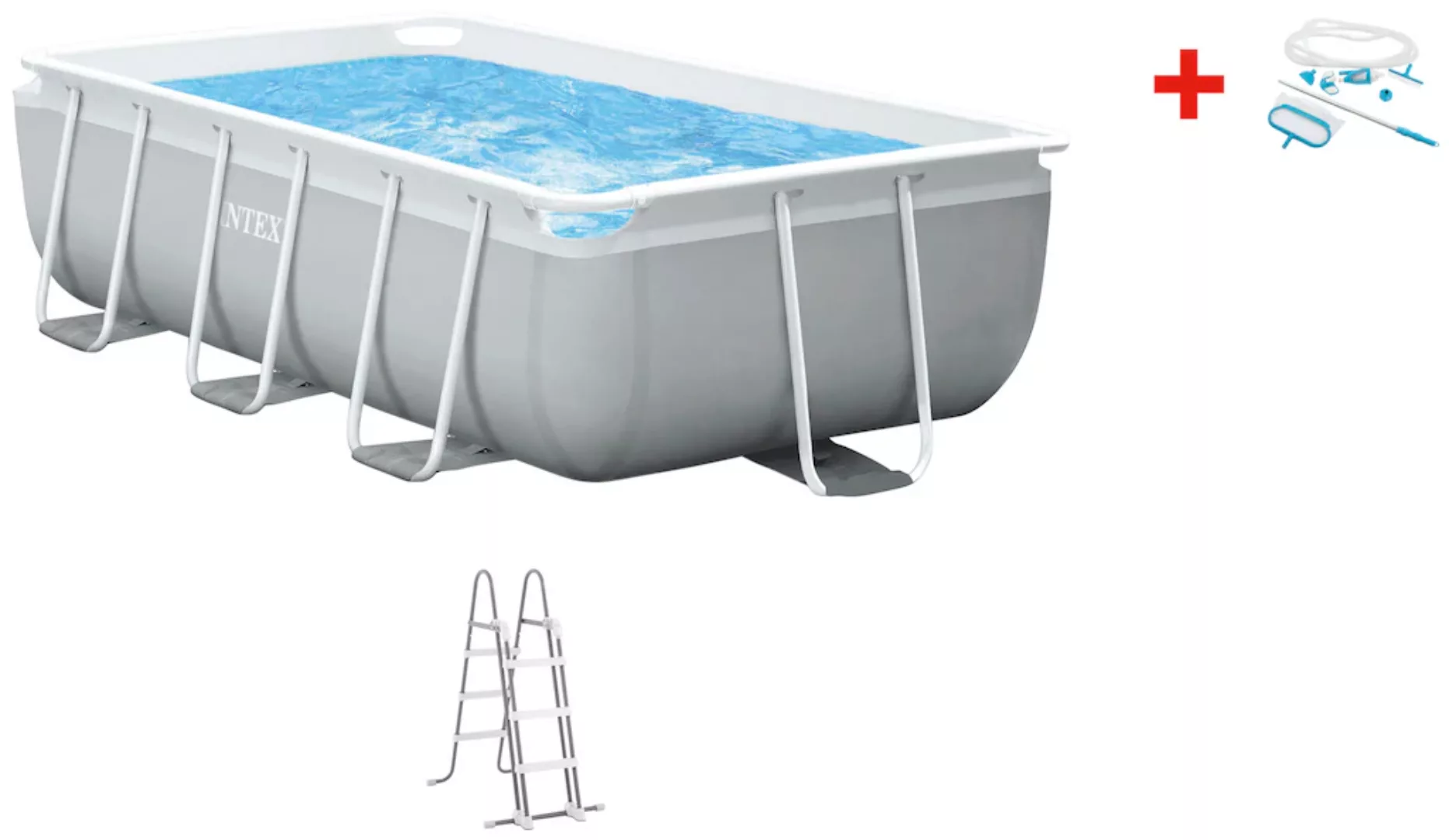 Intex Rechteckpool ""Framepool" 300x175x80 cm", (Set), inkl. hochwertigem I günstig online kaufen