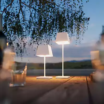 Sigor Nuindie mini Tischleuchte eckig LED, weiß günstig online kaufen