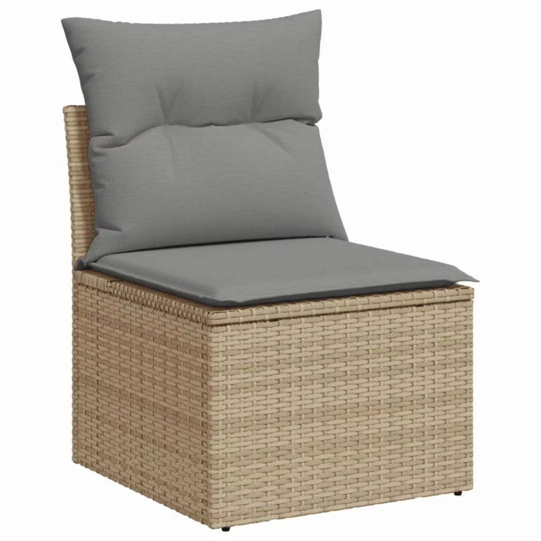 vidaXL Gartenlounge-Set 4-tlg. Garten-Sofagarnitur mit Kissen günstig online kaufen